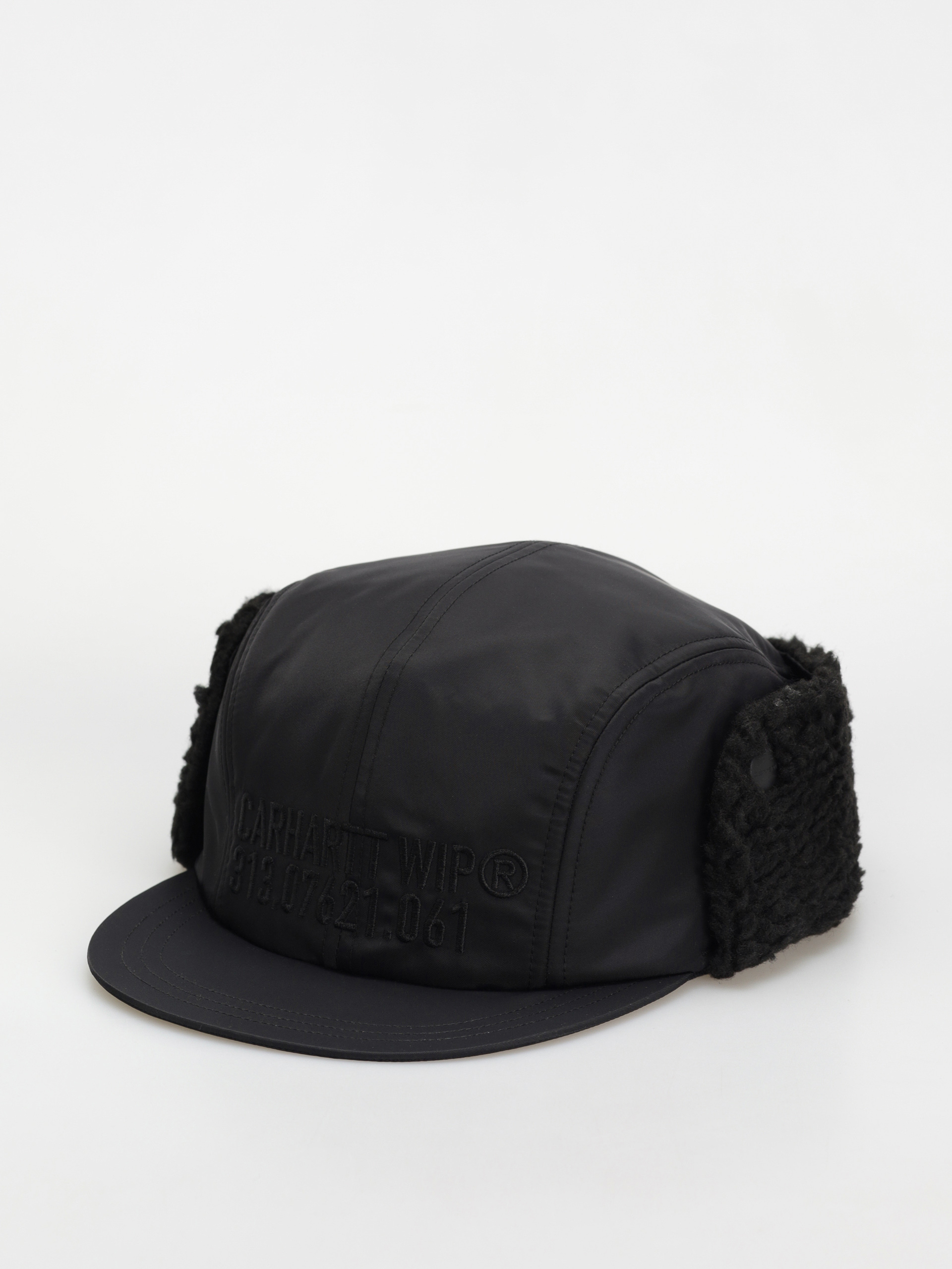 Шапка с козирка Carhartt WIP Olten Ear Guard (black/black)