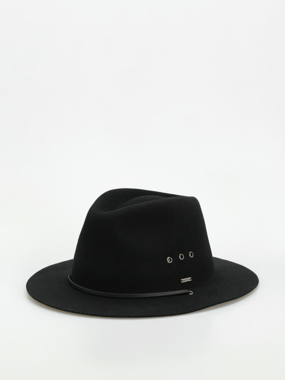 Шапка с периферия Brixton Wesley Wthr Guard Packable Fedora (black)