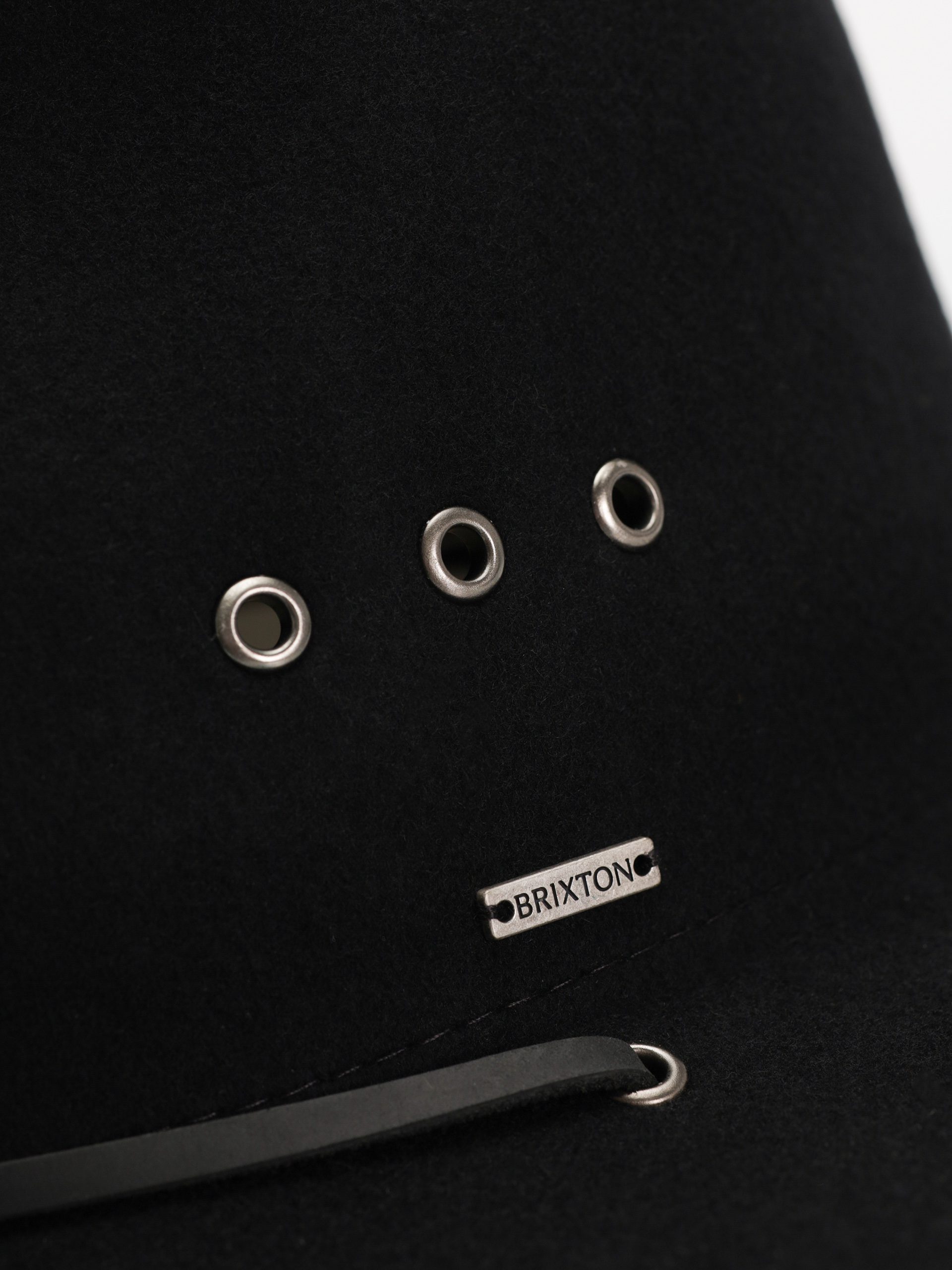 Шапка с периферия Brixton Wesley Wthr Guard Packable Fedora (black)