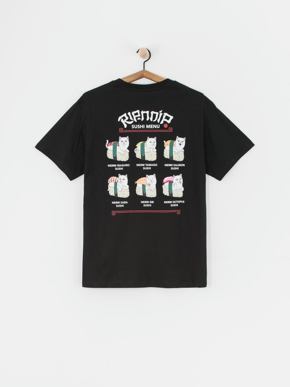 Тениска RipNDip Sushi Nerm (black)