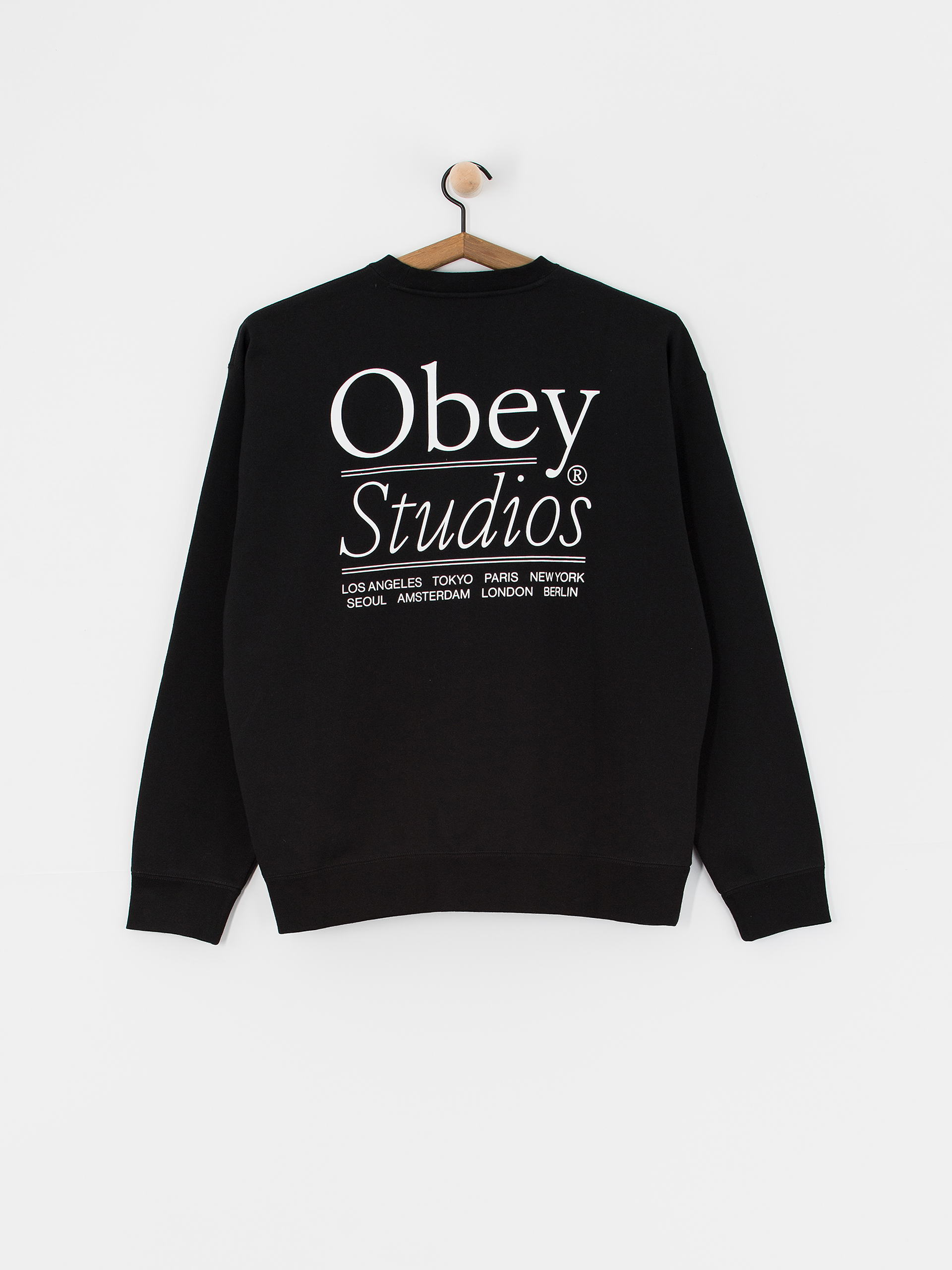 Суитшърт OBEY Studios (black)
