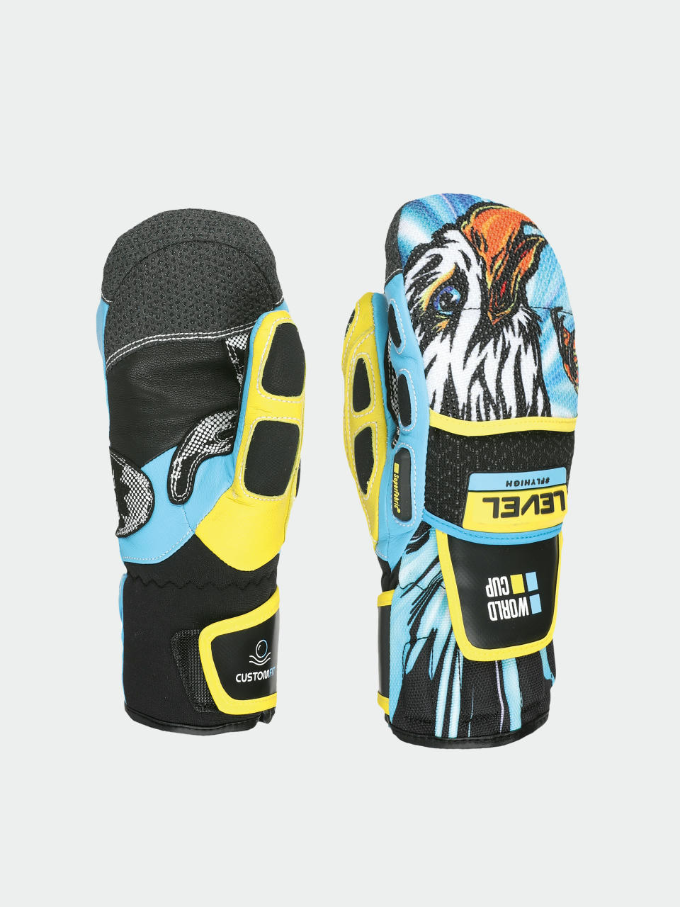 Ръкавици Level Worldcup Jr Cf Mitt JR (yellow blue)