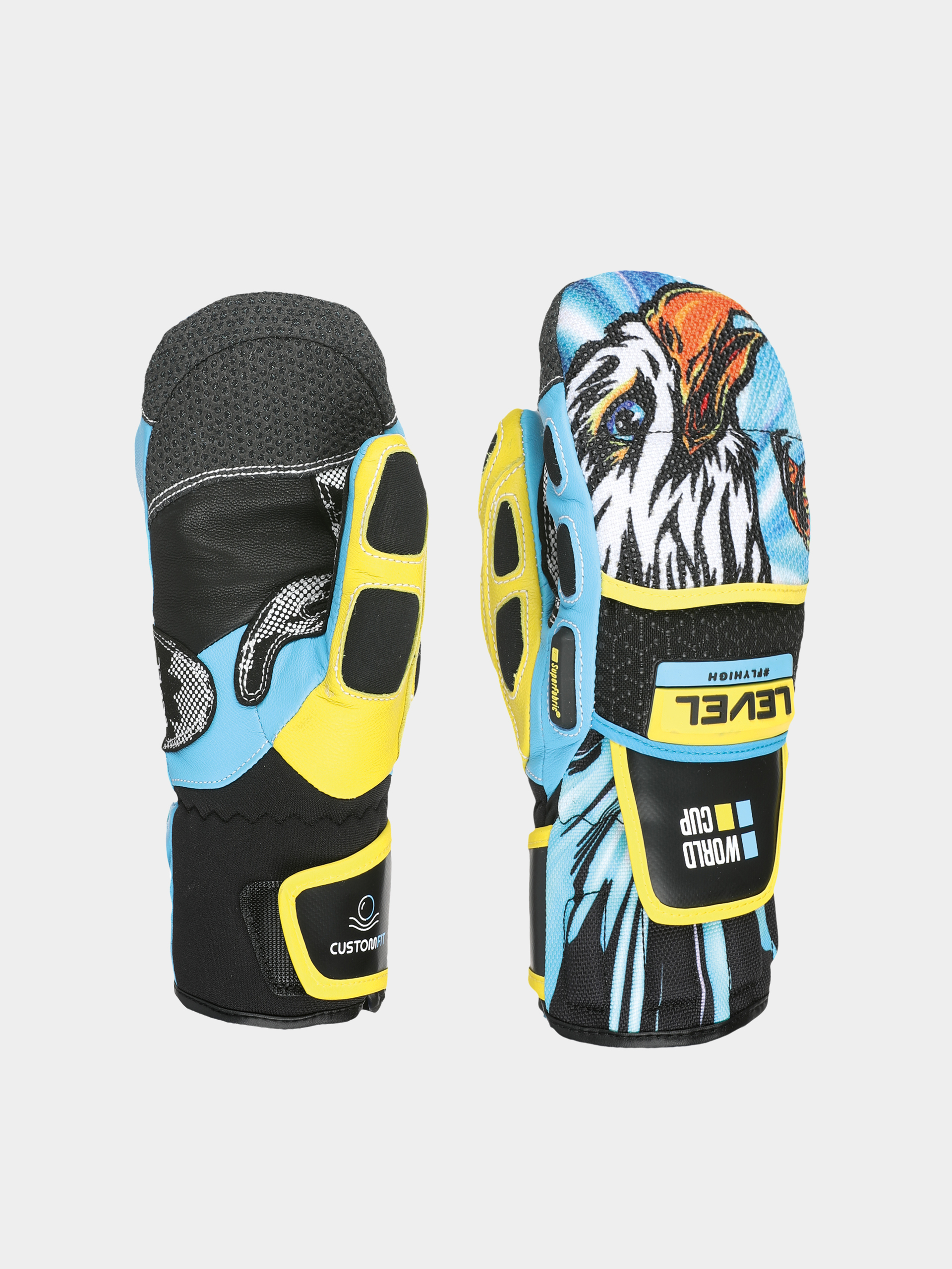 u0420u044au043au0430u0432u0438u0446u0438 Level Worldcup Jr Cf Mitt JR (yellow blue)