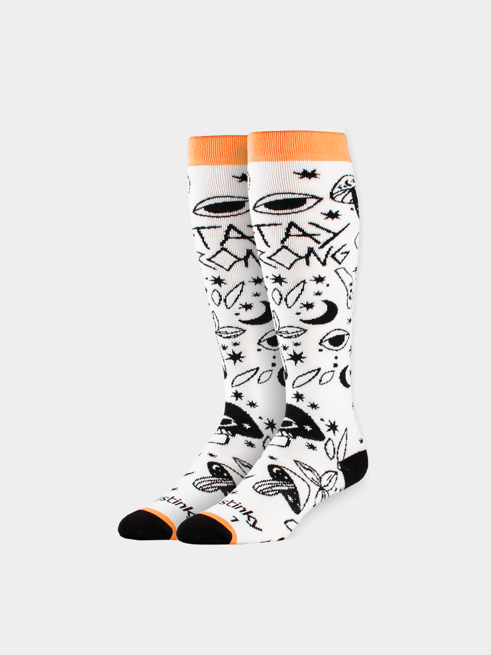 Чорапи Stinky Socks Stay Wrong (white/black)