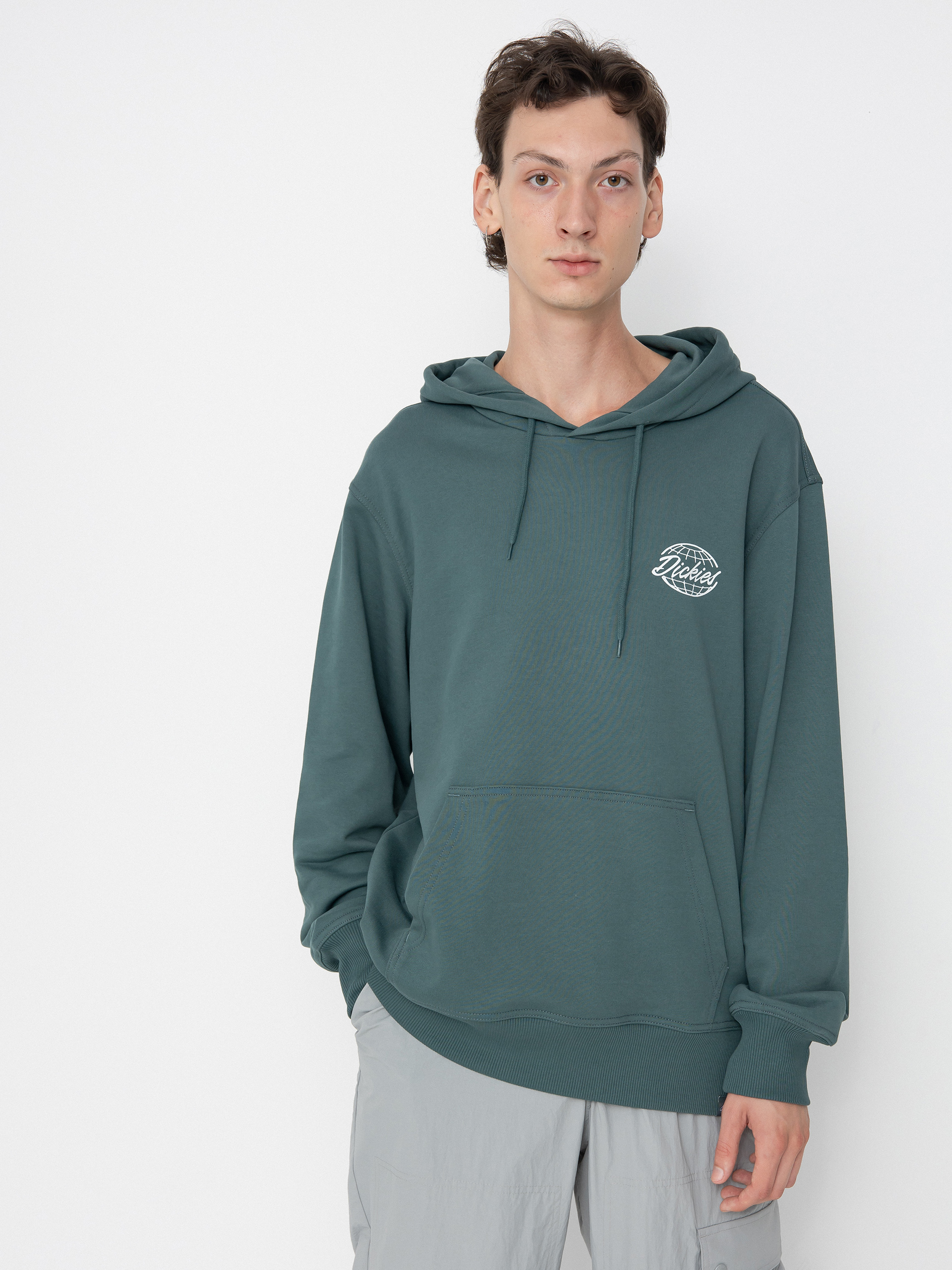 Суитшърт с качулка Dickies Globe HD (lincoln green)
