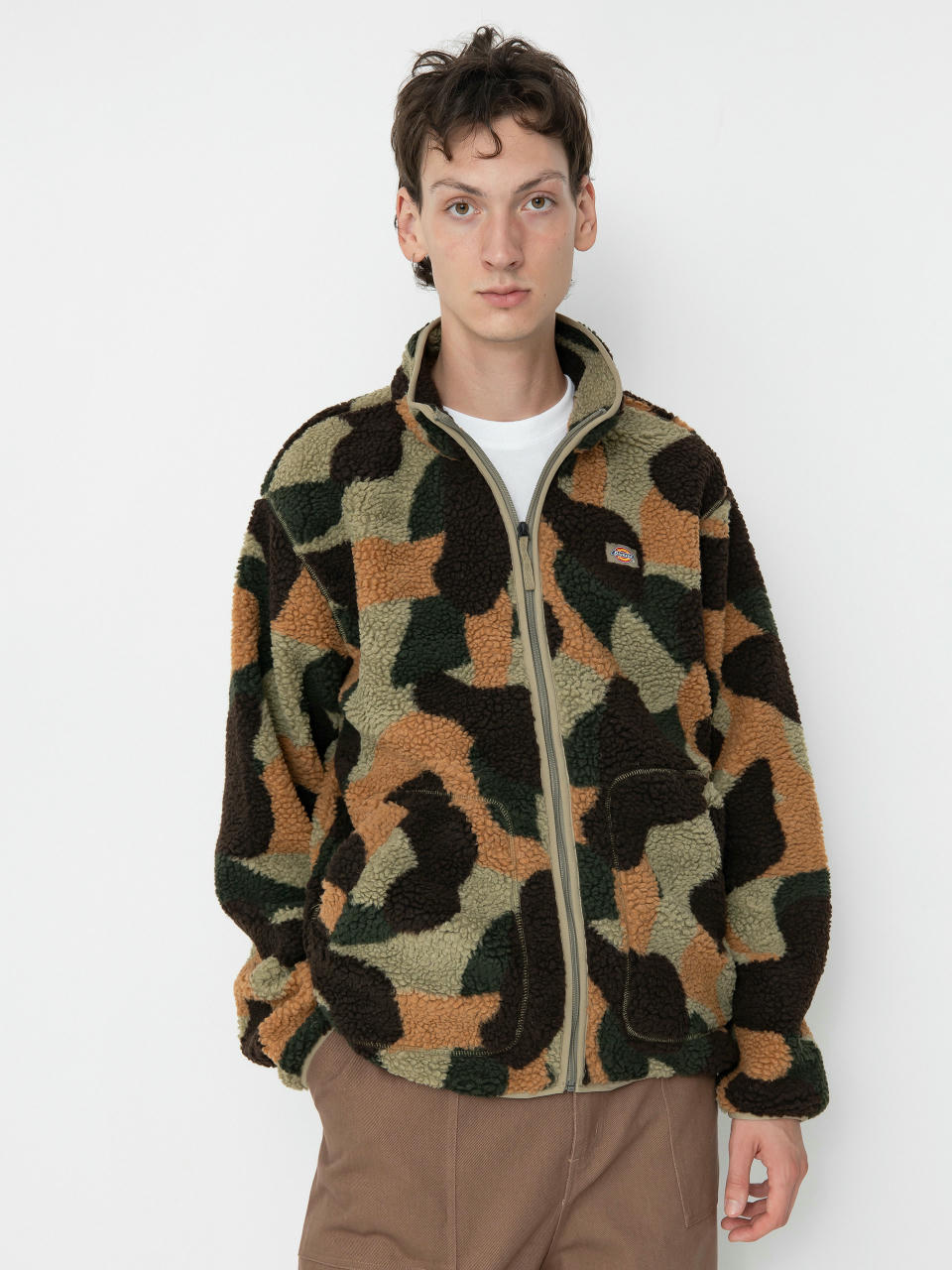 Поларени суитшърт Dickies Mount Hope Camo (imperial green)