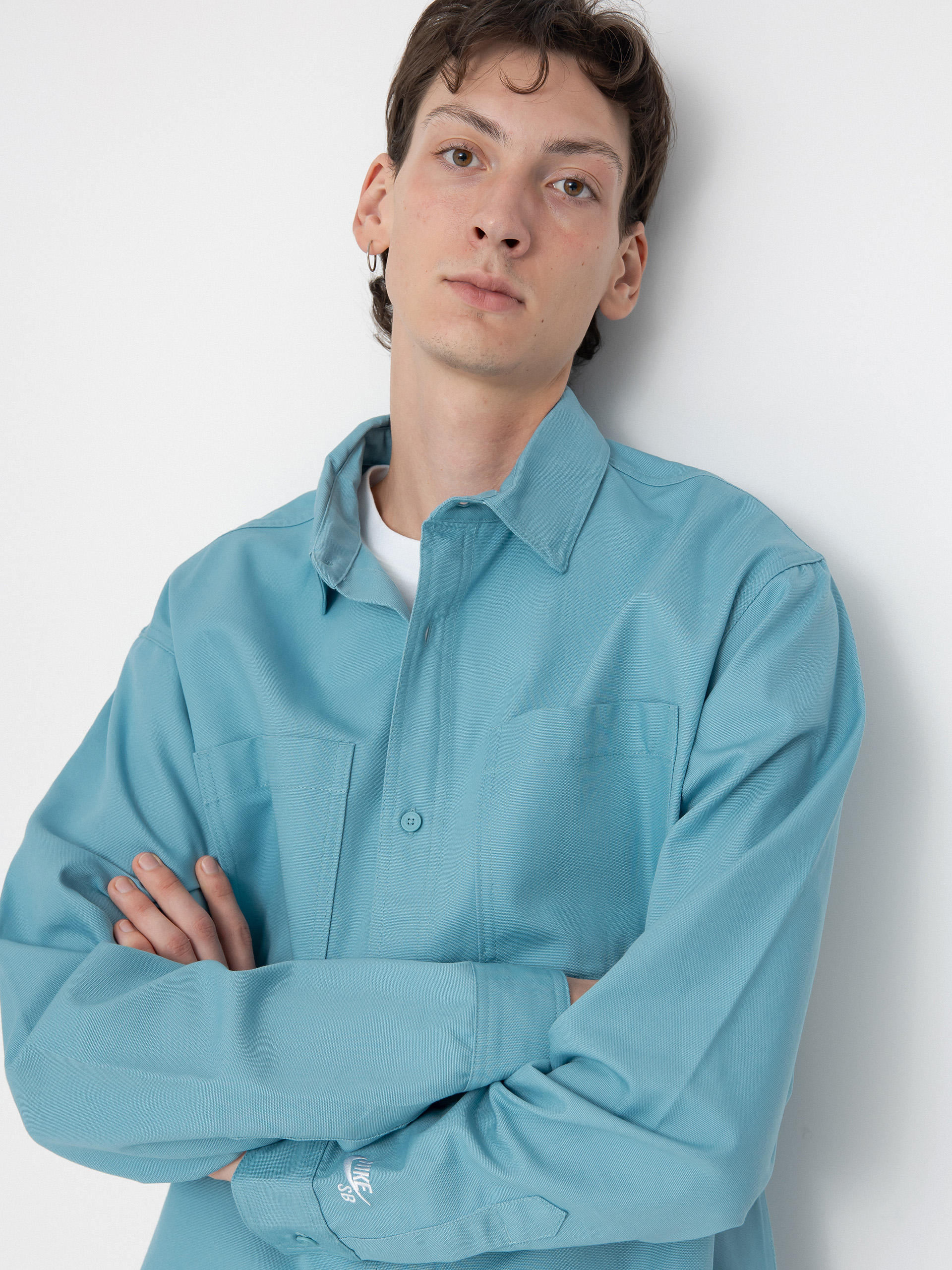 Риза Nike SB New Essential (denim turq/white)