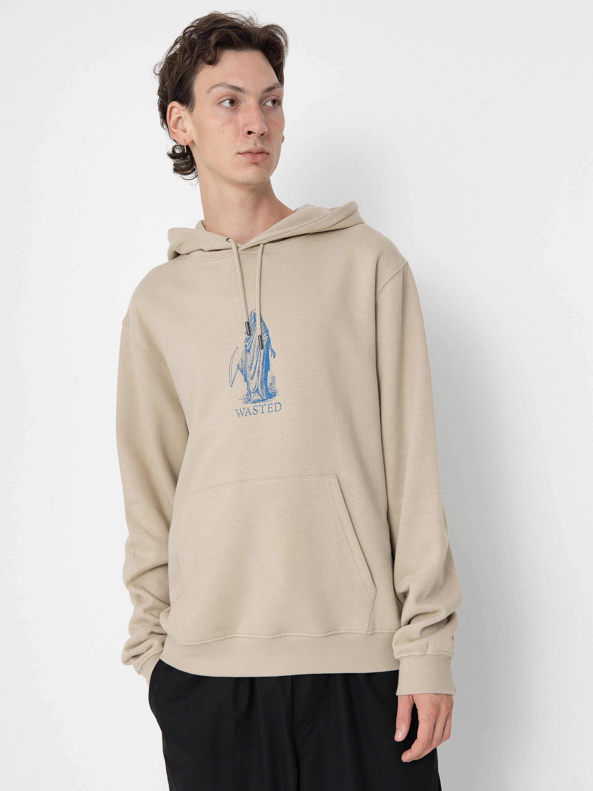Суитшърт с качулка Wasted Paris Worst HD (sand)