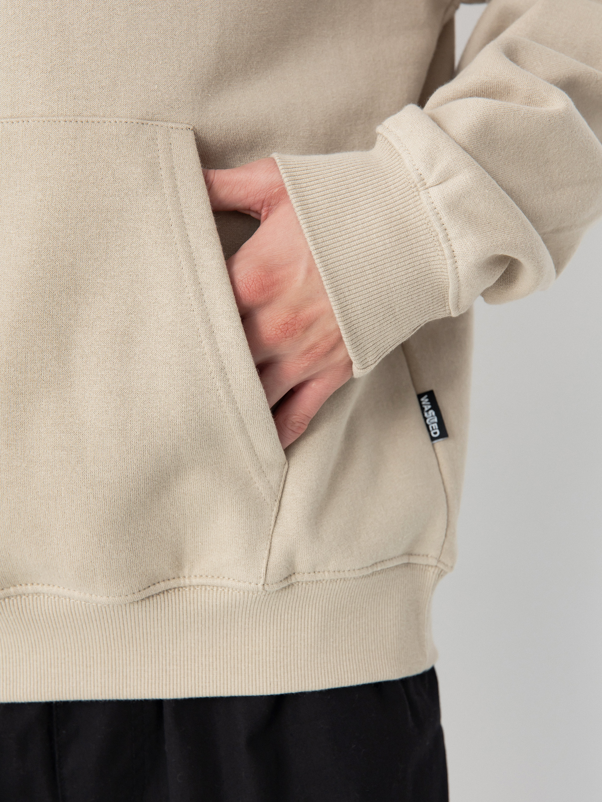 Суитшърт с качулка Wasted Paris Worst HD (sand)