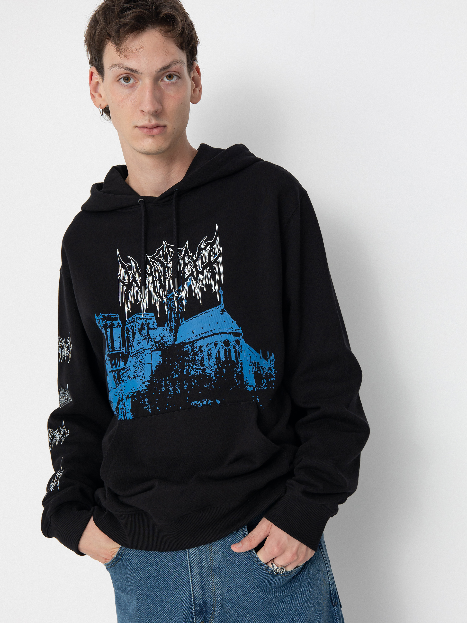 Суитшърт с качулка Wasted Paris Vault HD (black)