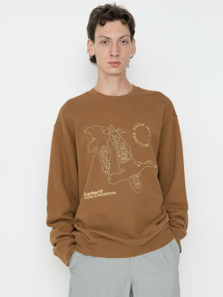 Суитшърт Carhartt WIP Flying Ducks (hamilton brown)