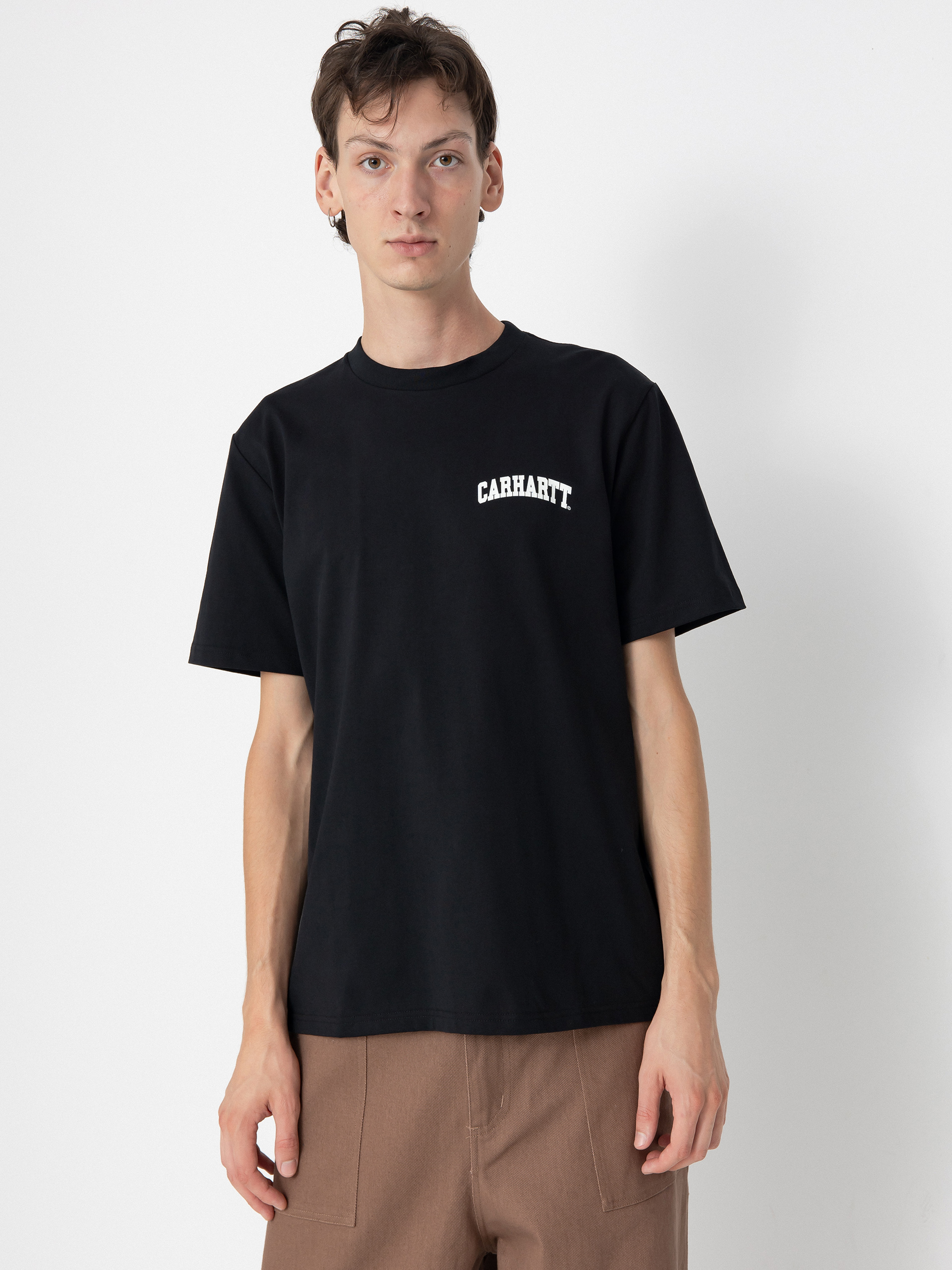 Тениска Carhartt WIP University Script (black/white)