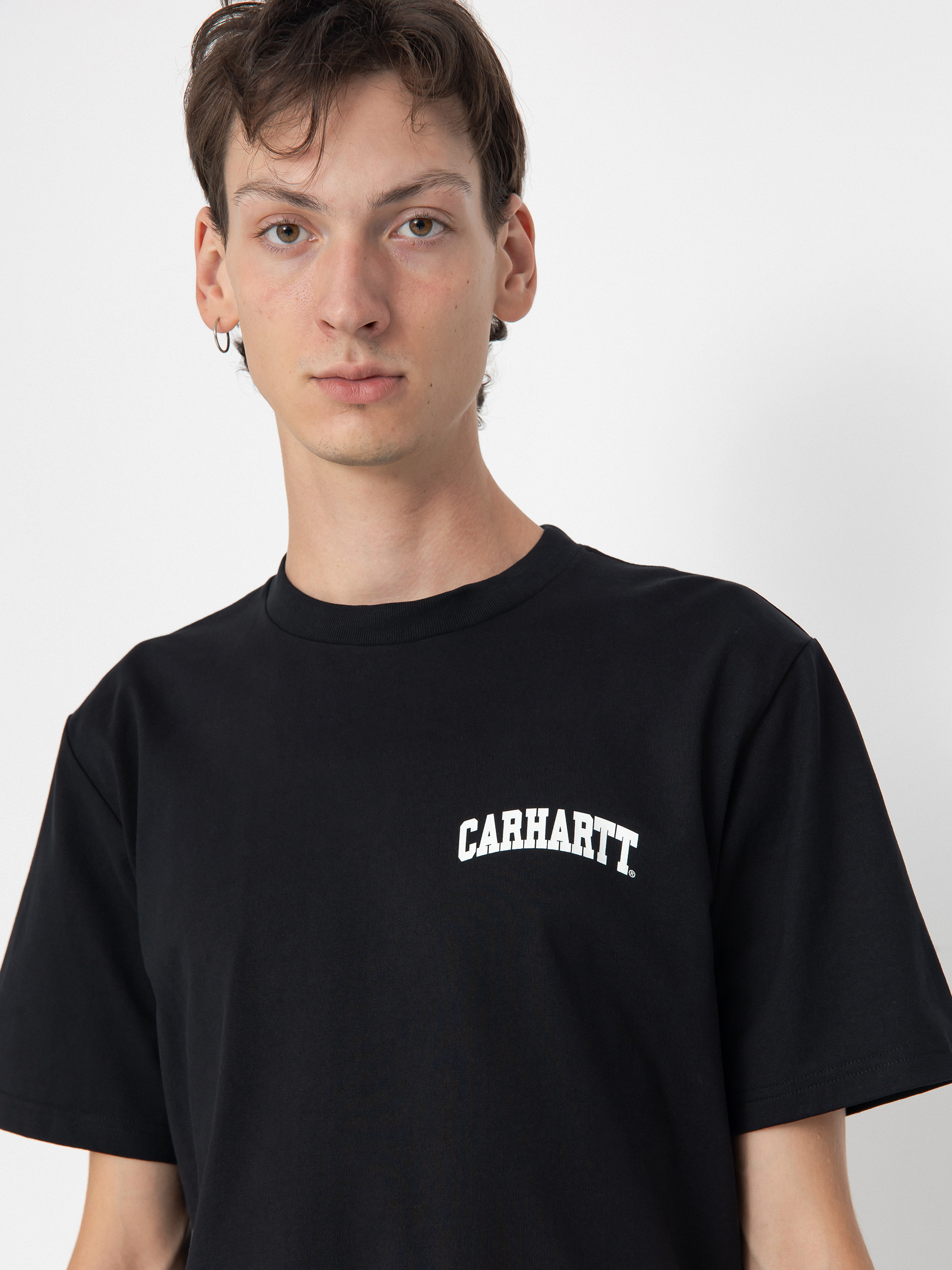 Тениска Carhartt WIP University Script (black/white)