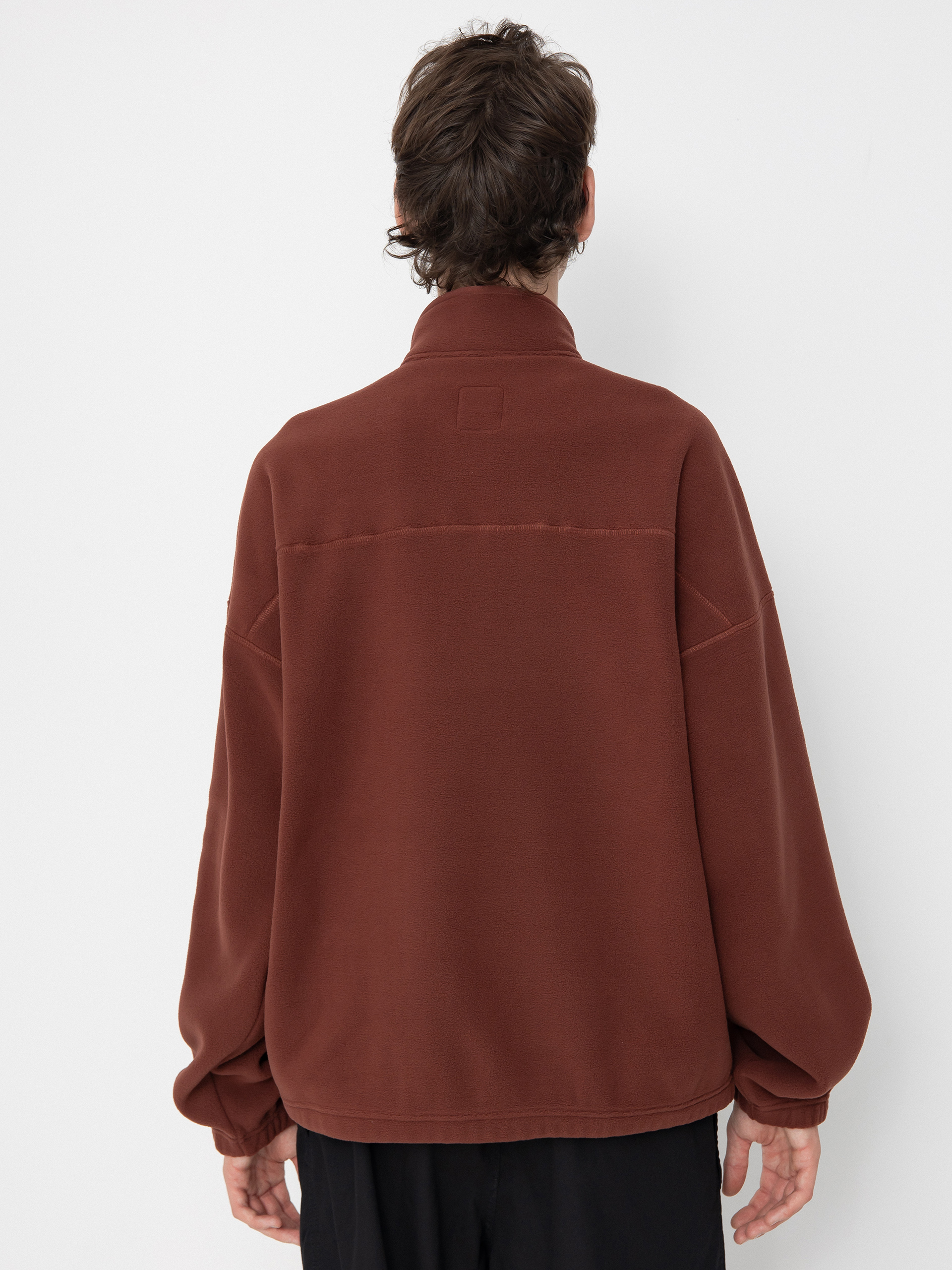 Суитшърт с качулка Polar Skate Ivan Half Zip (wine)