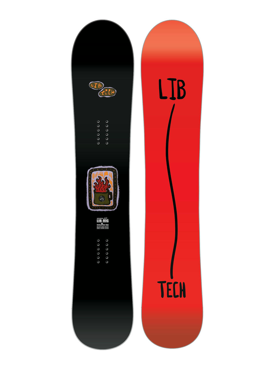 Мъжка Сноуборд Lib Tech Lib Rig (red)