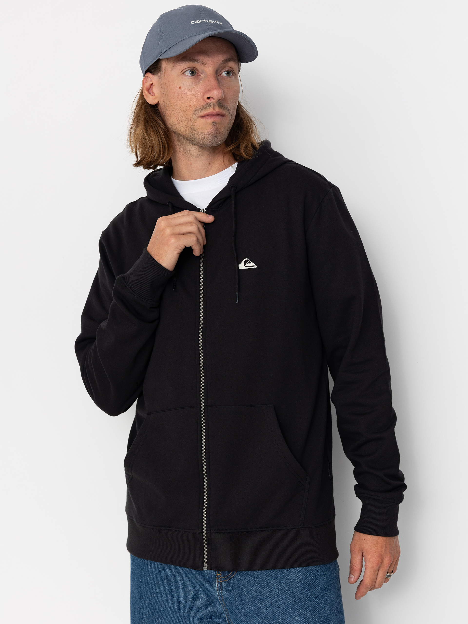 Суитшърт с качулка Quiksilver Basic ZHD (black)