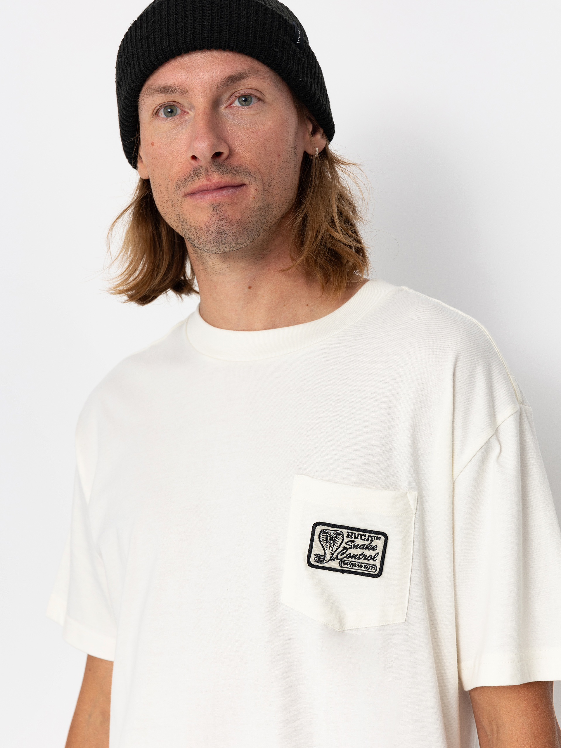 Тениска RVCA Cobra Service (antique white)