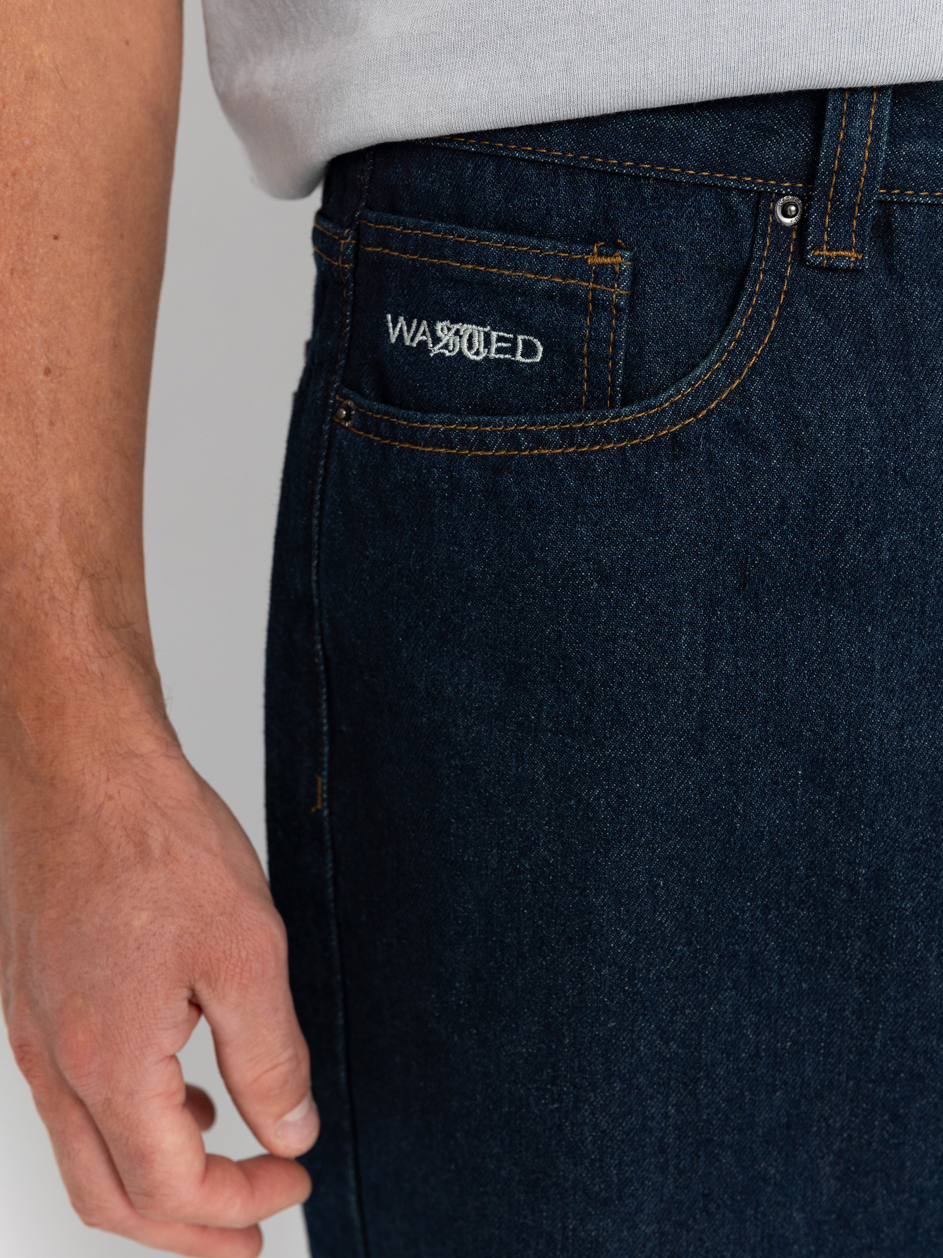 Панталони Wasted Paris Signature Casper (raw blue)