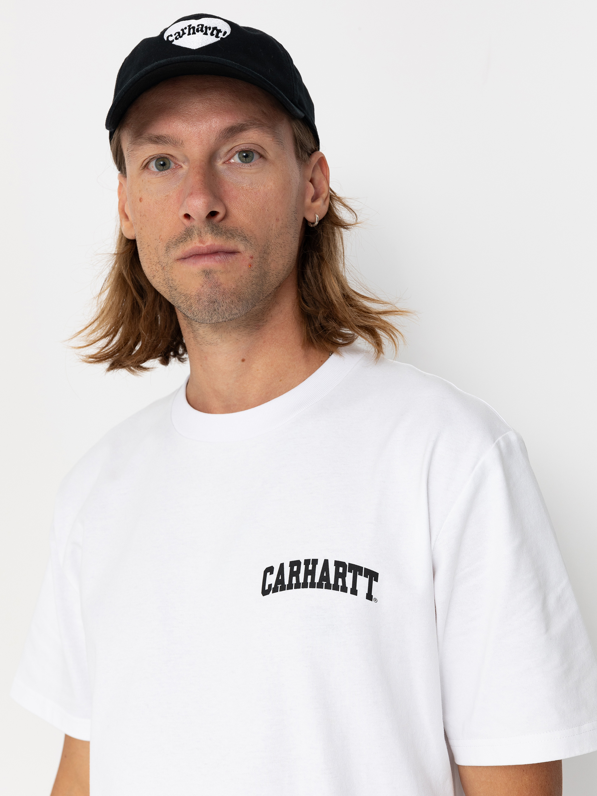Тениска Carhartt WIP University Script (white/black)