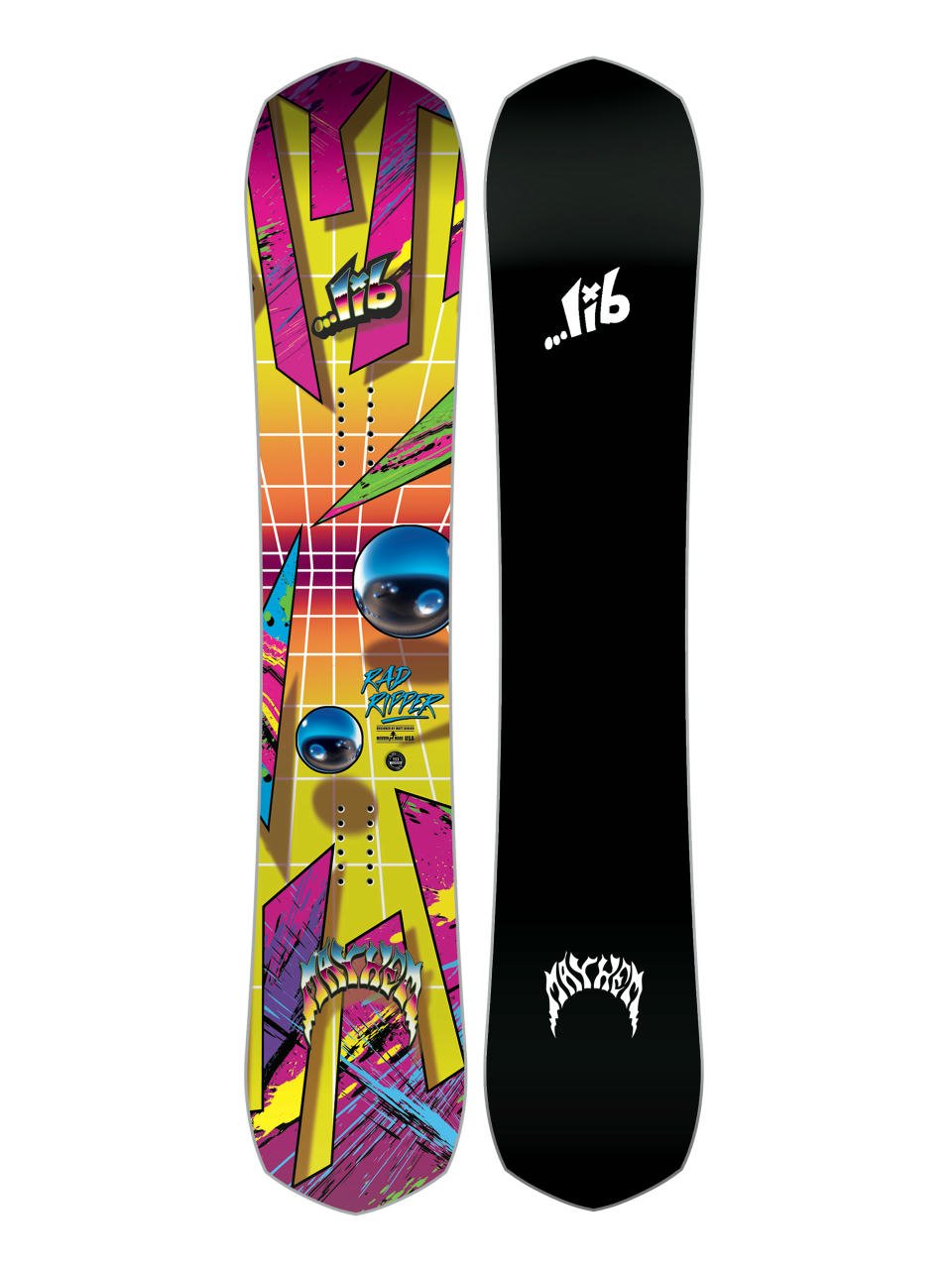 Мъжка Сноуборд Lib Tech Mayhem Rad Ripper (yellow)