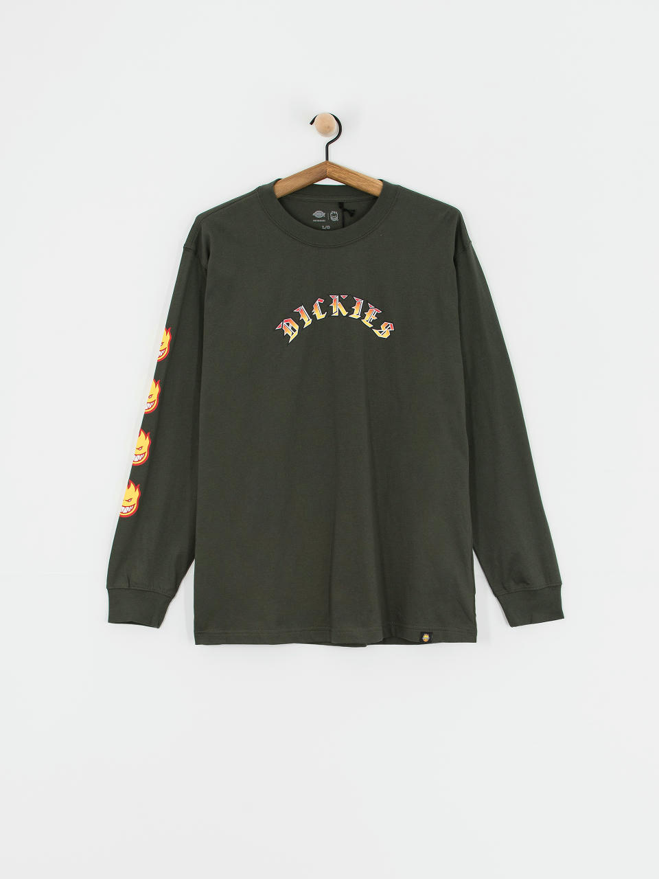 Блуза Dickies X Spitfire Long Sleeve (olive green)