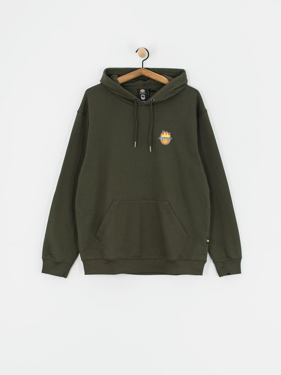 Суитшърт с качулка Dickies X Spitfire Hoodie HD (olive green)