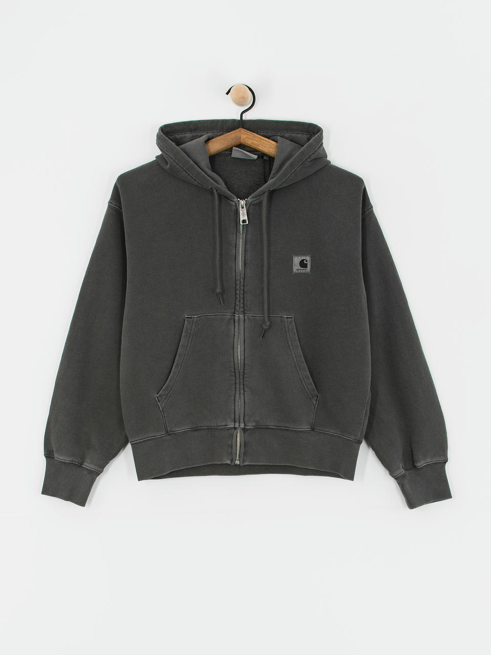 Суитшърт с качулка Carhartt WIP Nelson ZHD Wmn (graphite)