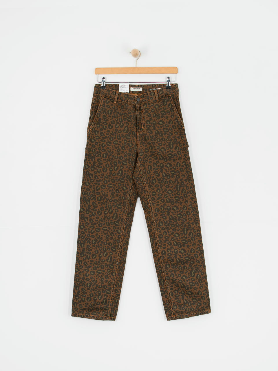 Панталони Carhartt WIP Leo Pierce Wmn (camo leo/tamarind/tamarind)