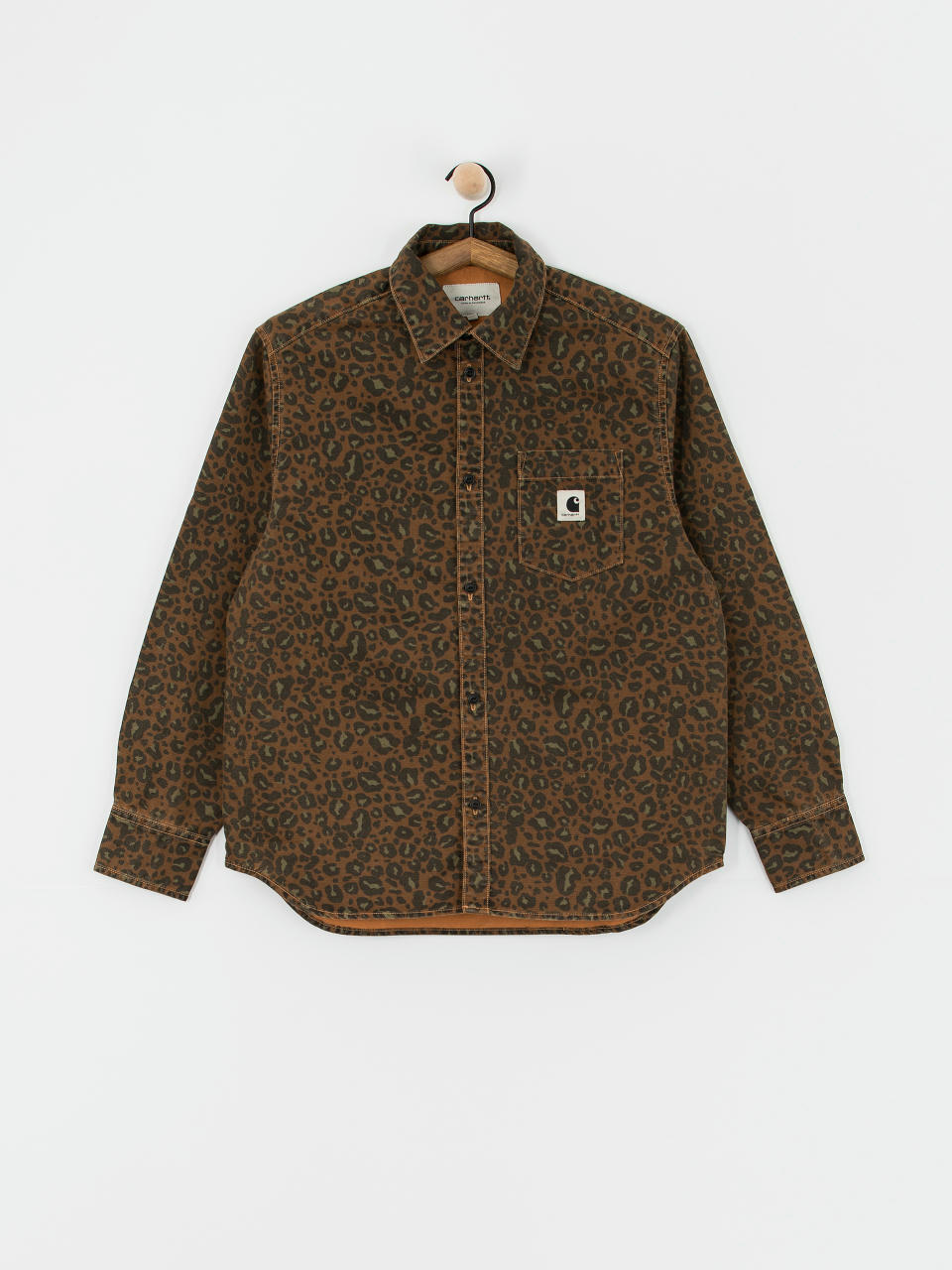 Риза Carhartt WIP Leo Wmn (camo leo/tamarind/tamarind)