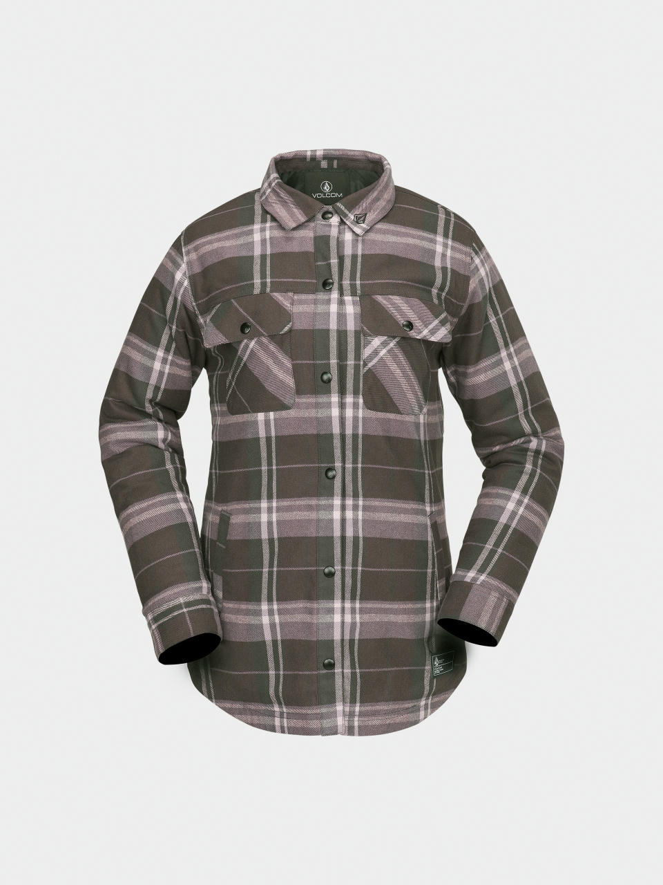 Дамска Сноуборд яке Volcom Ins Riding Flannel (dusty lavender)