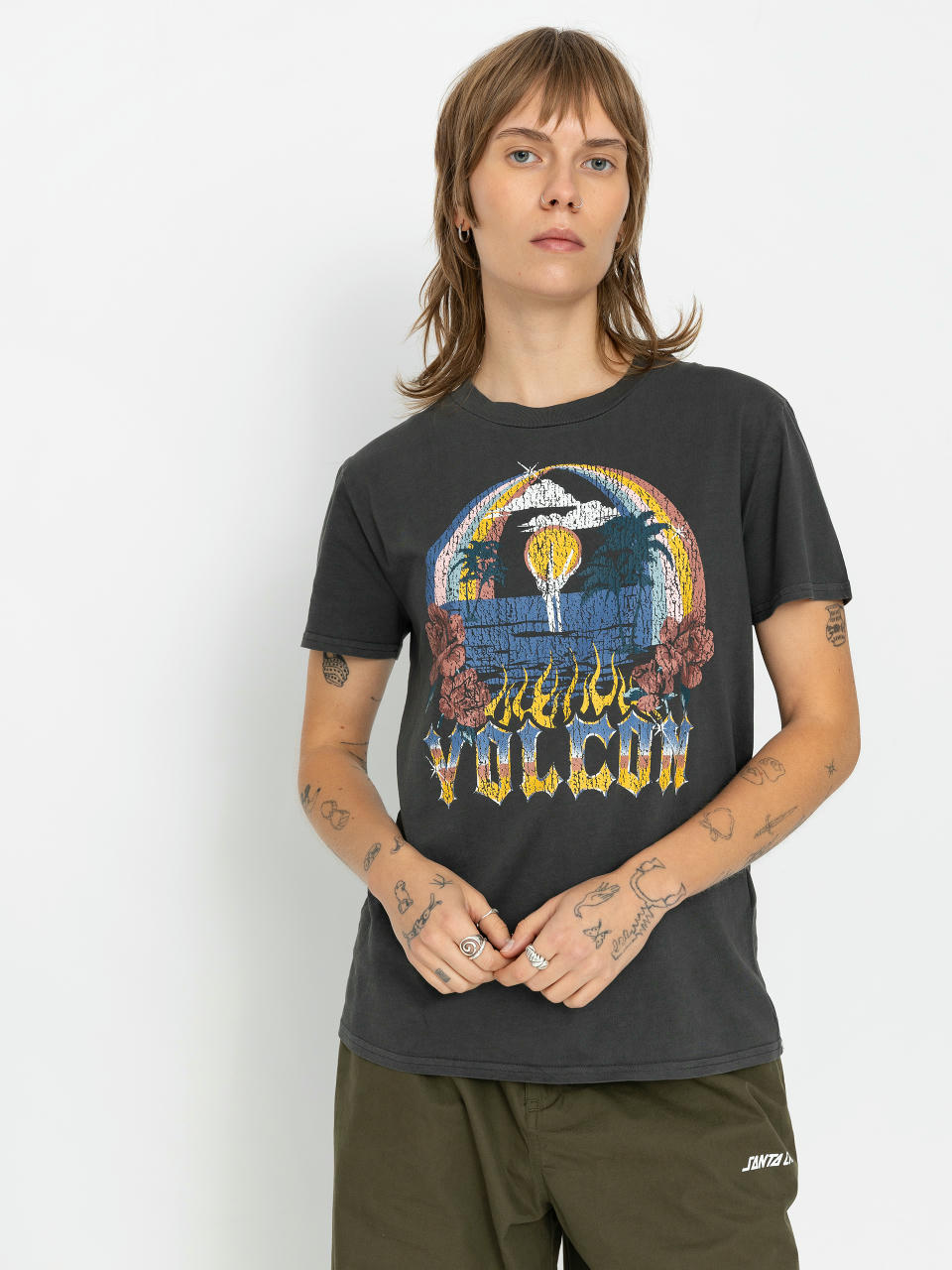 Тениска Volcom Lock It Up Wmn (black)