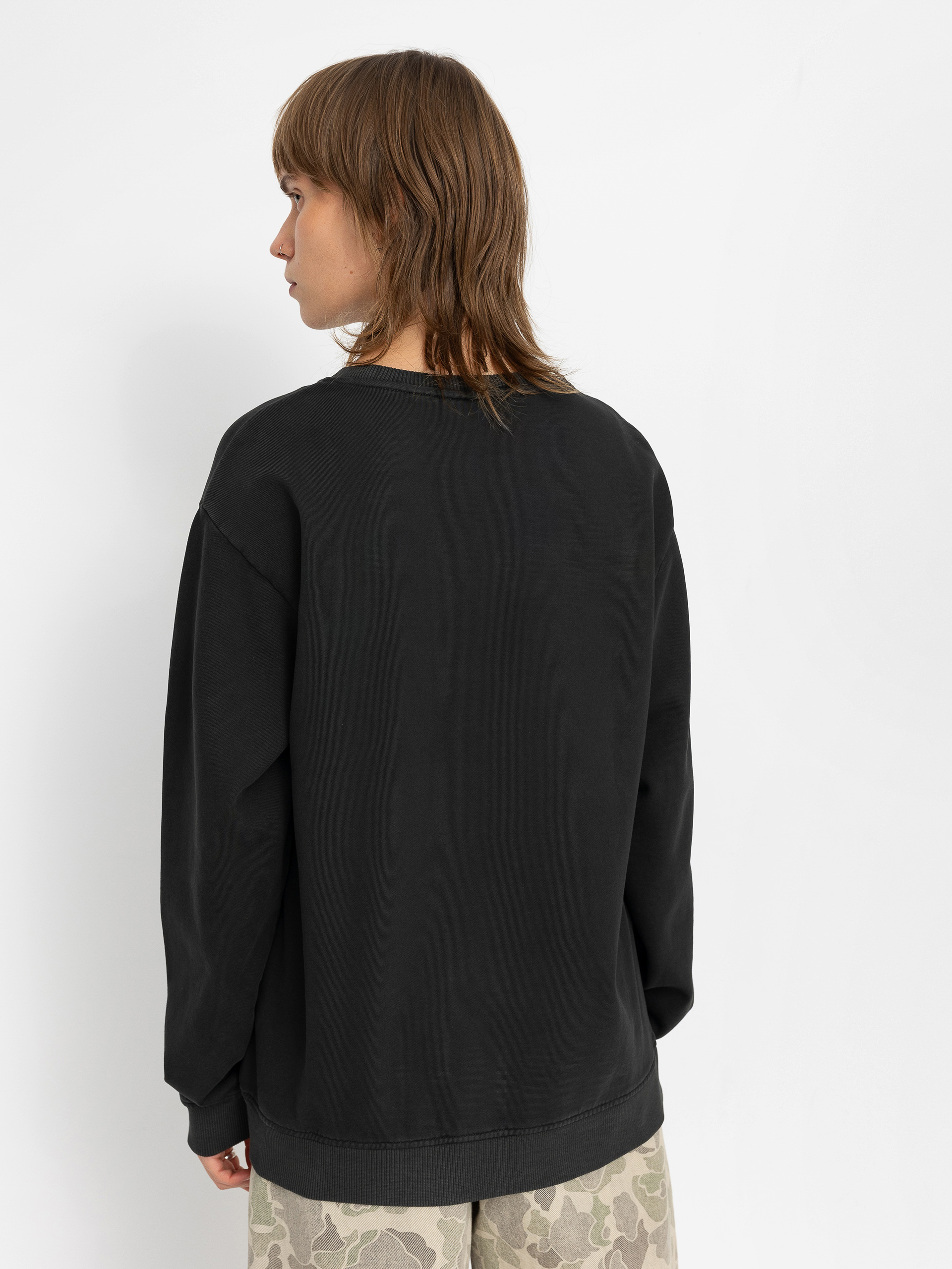 Суитшърт Vans Pandamonium Bff Crew Wmn (black)