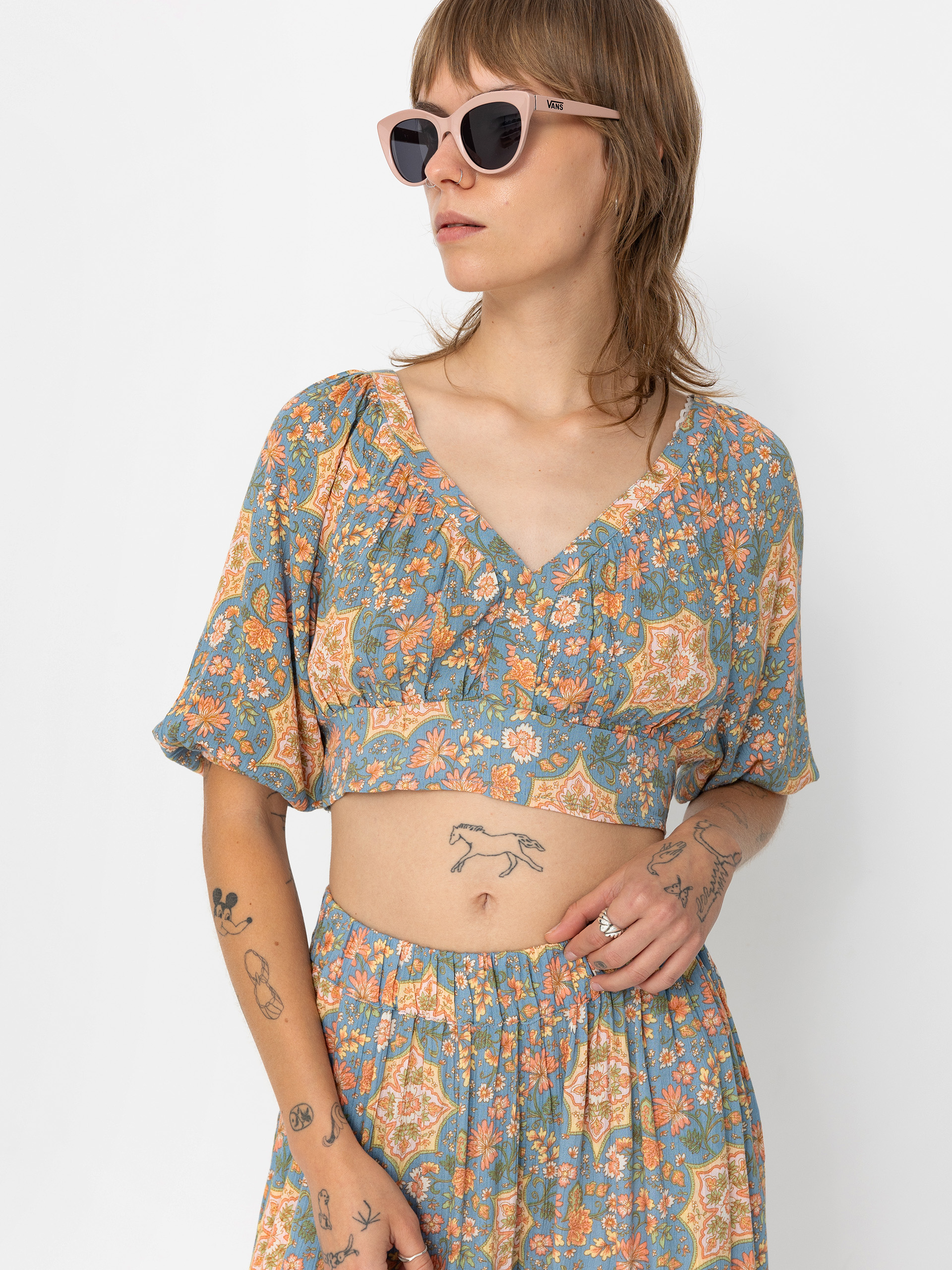 Тениска Billabong In The Palms Top Wmn (western sky)