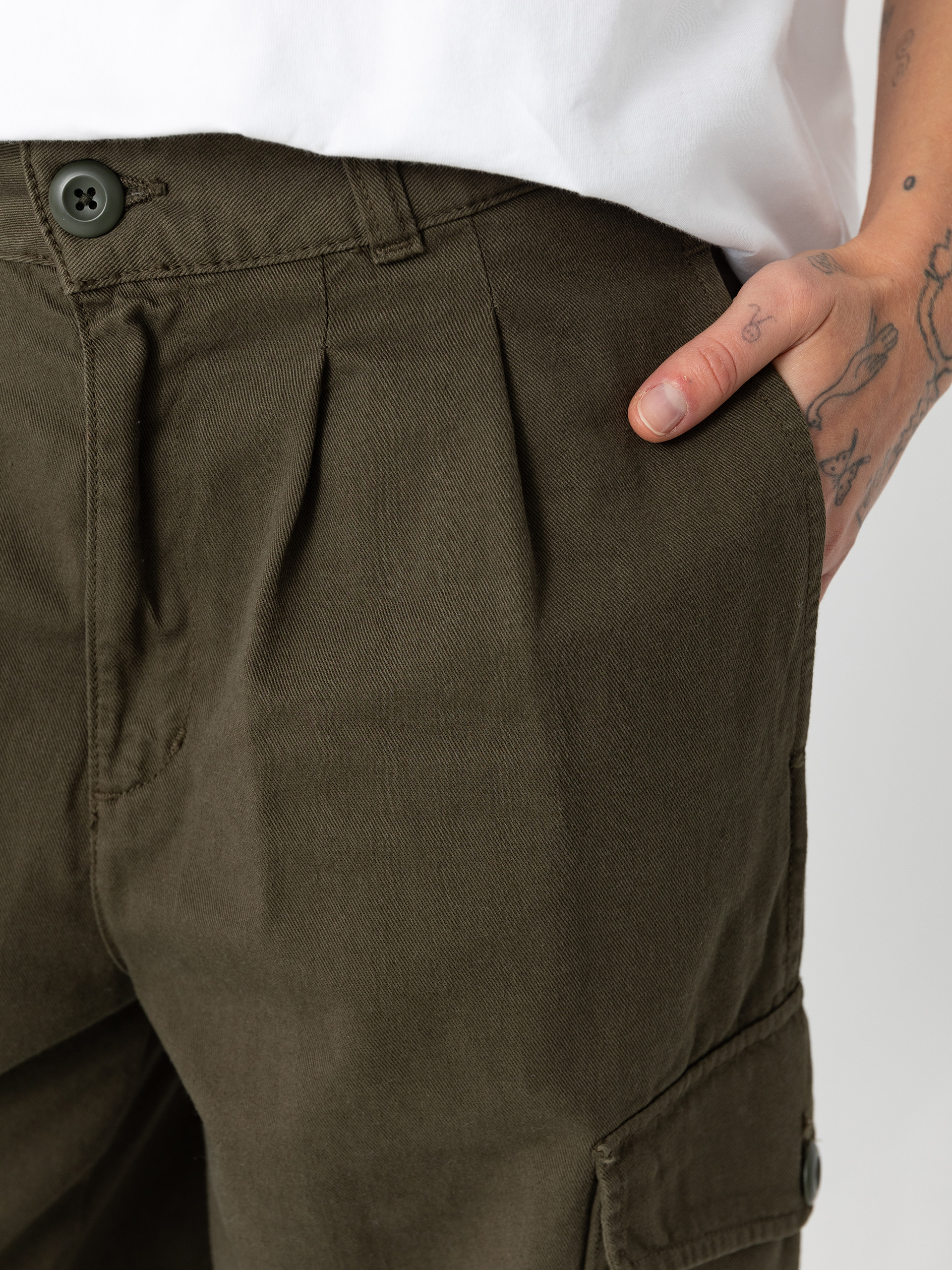 Панталони Carhartt WIP Collins Wmn (office green)