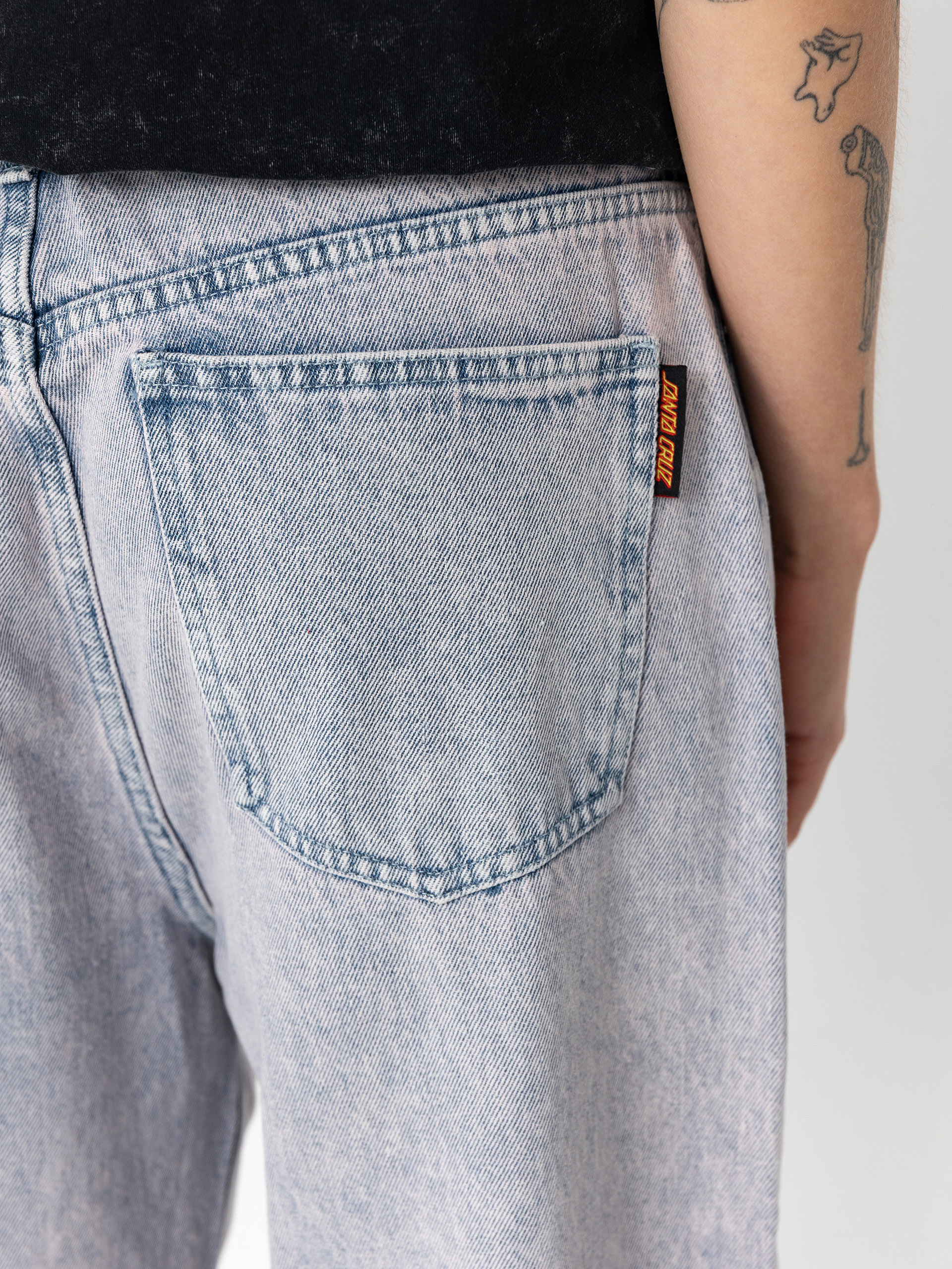 Панталони Santa Cruz Classic Baggy Jeans Wmn (rose quartz tint)