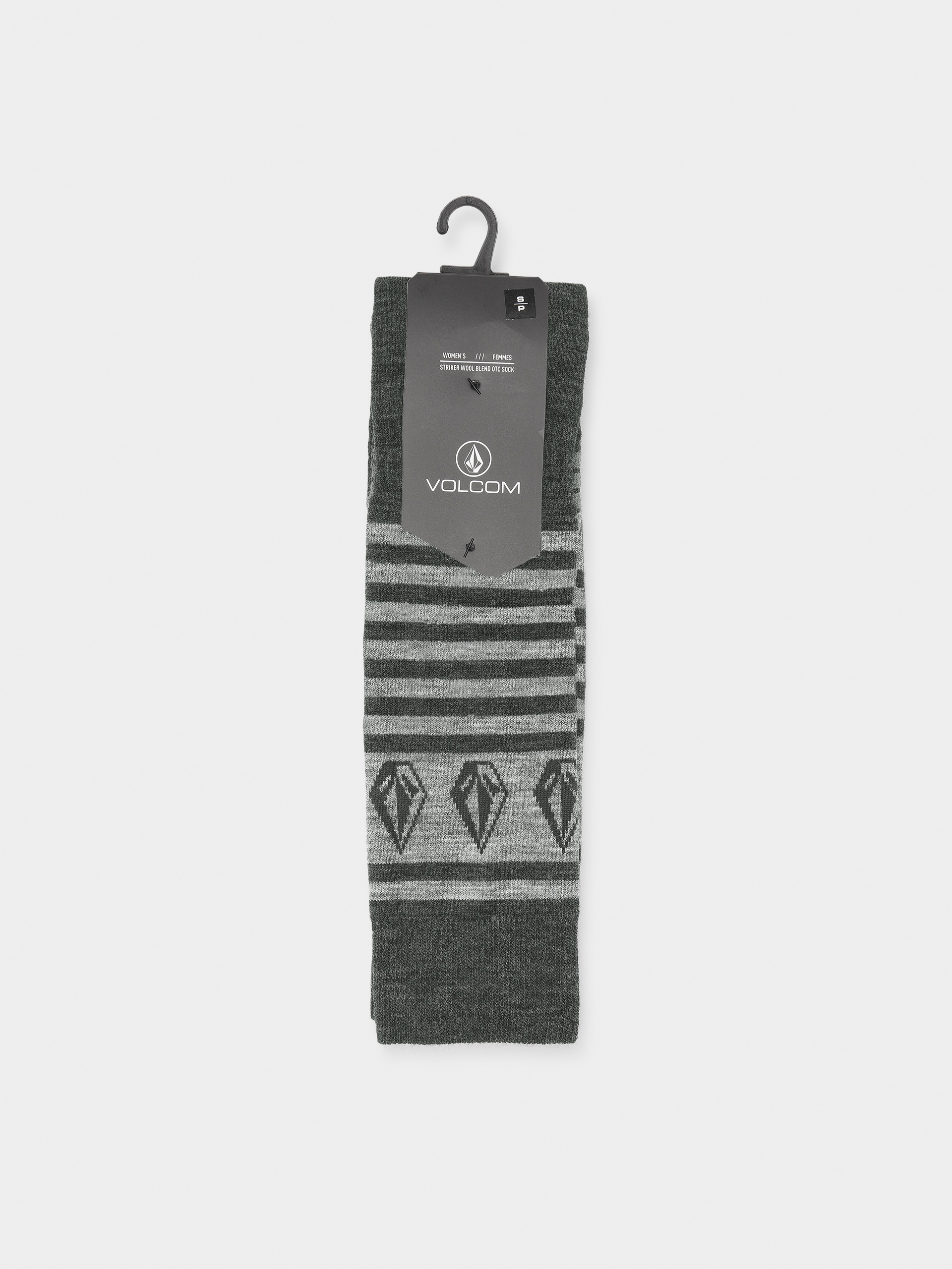 Чорапи Volcom Striker Wool Blend Otc Wmn (black)