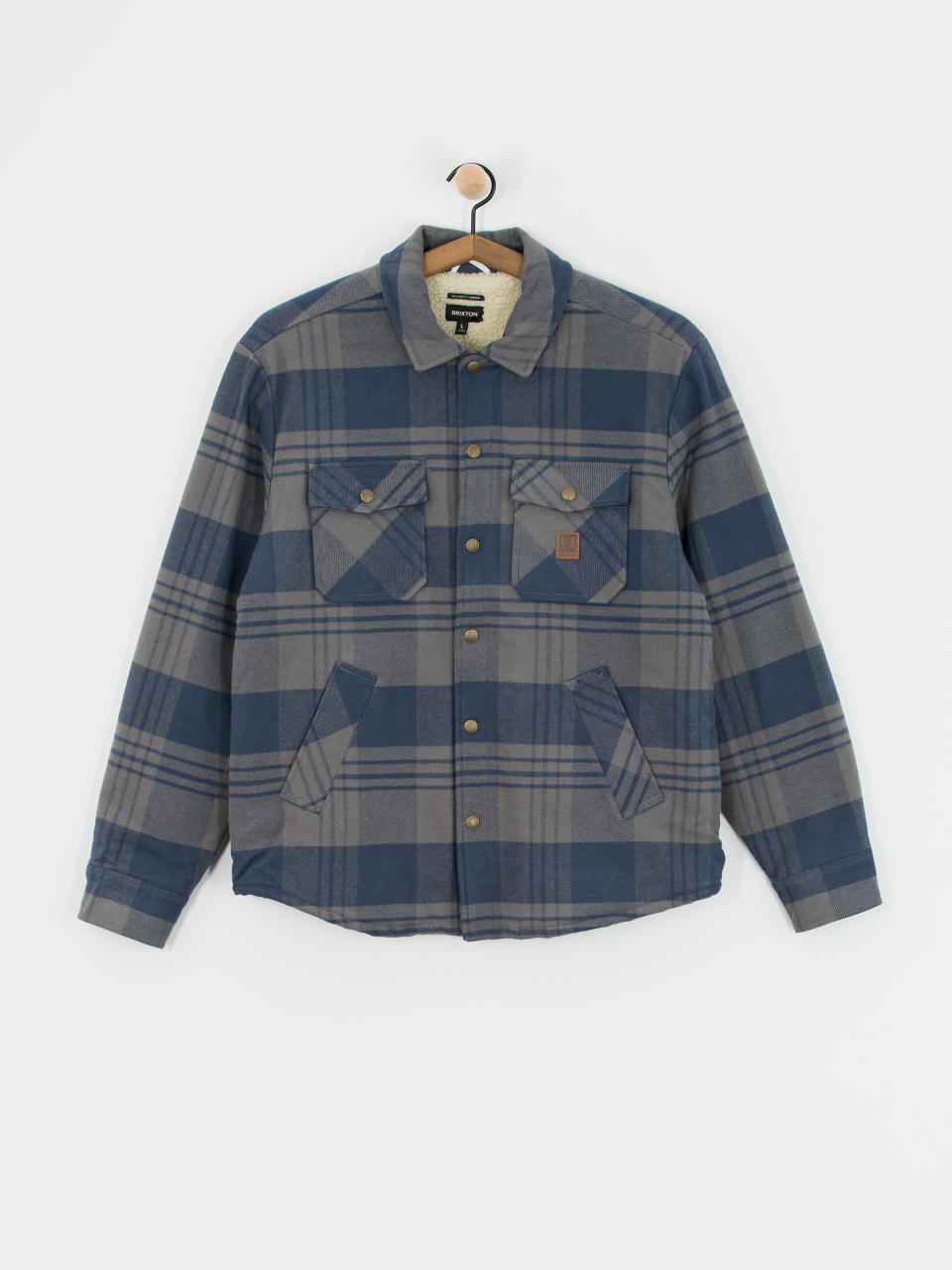 Яке Brixton Durham Lined (washed navy/beige plaid)