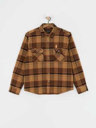 Риза Brixton Builders Bowery Str Wr Ls (burro brown/pinecone brown/bla)