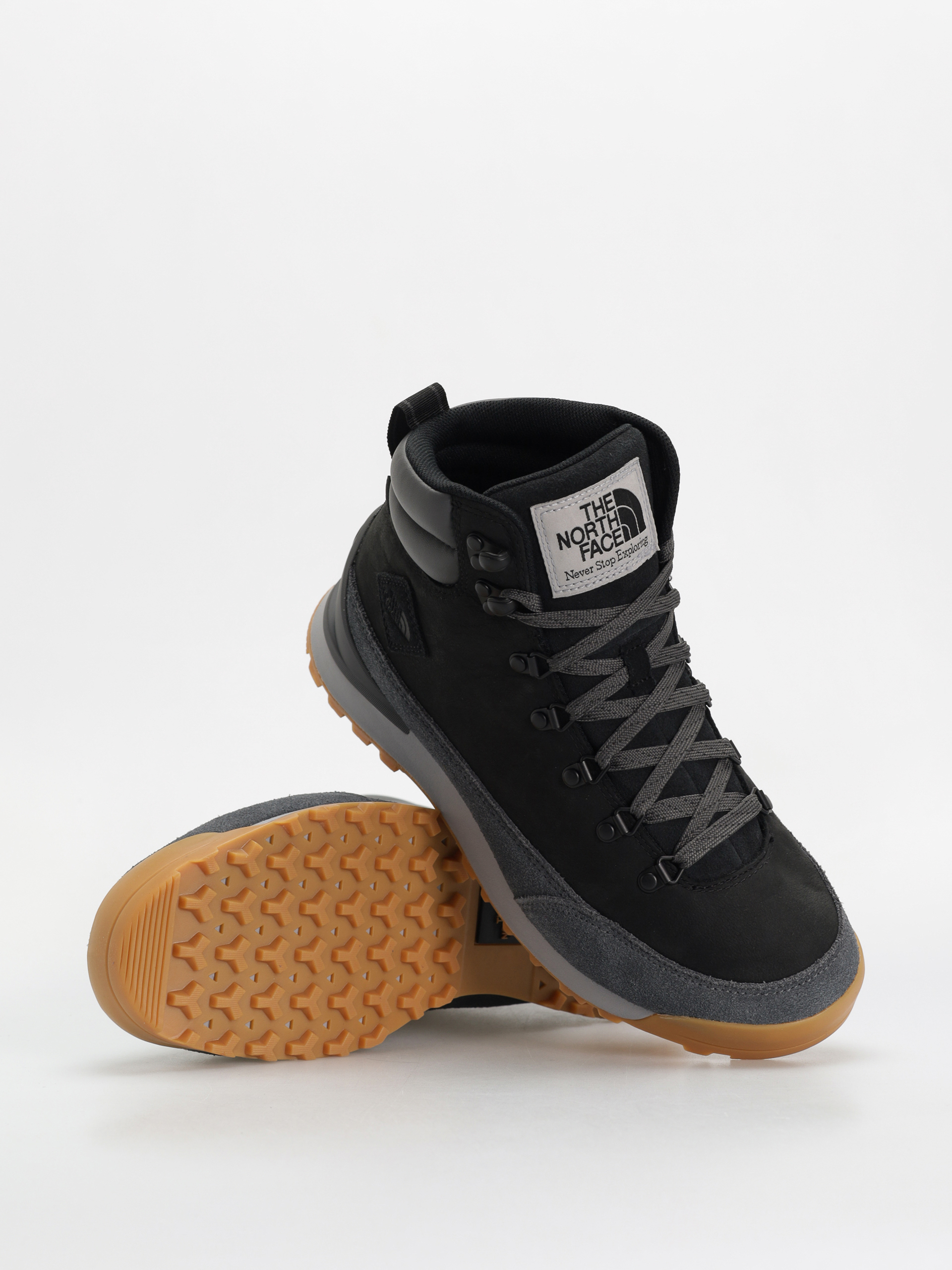 Обувки The North Face Back To Berkeley Iv Leather Wp (tnf black/asphalt grey)