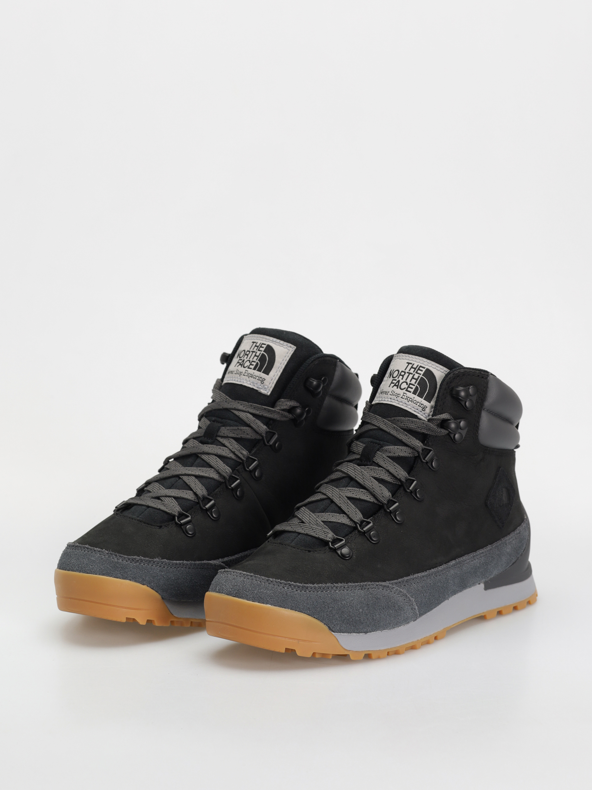 Обувки The North Face Back To Berkeley Iv Leather Wp (tnf black/asphalt grey)