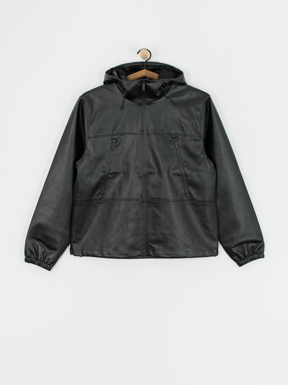 Яке Wasted Paris Kingdom Faux Leather Windbreaker (black)