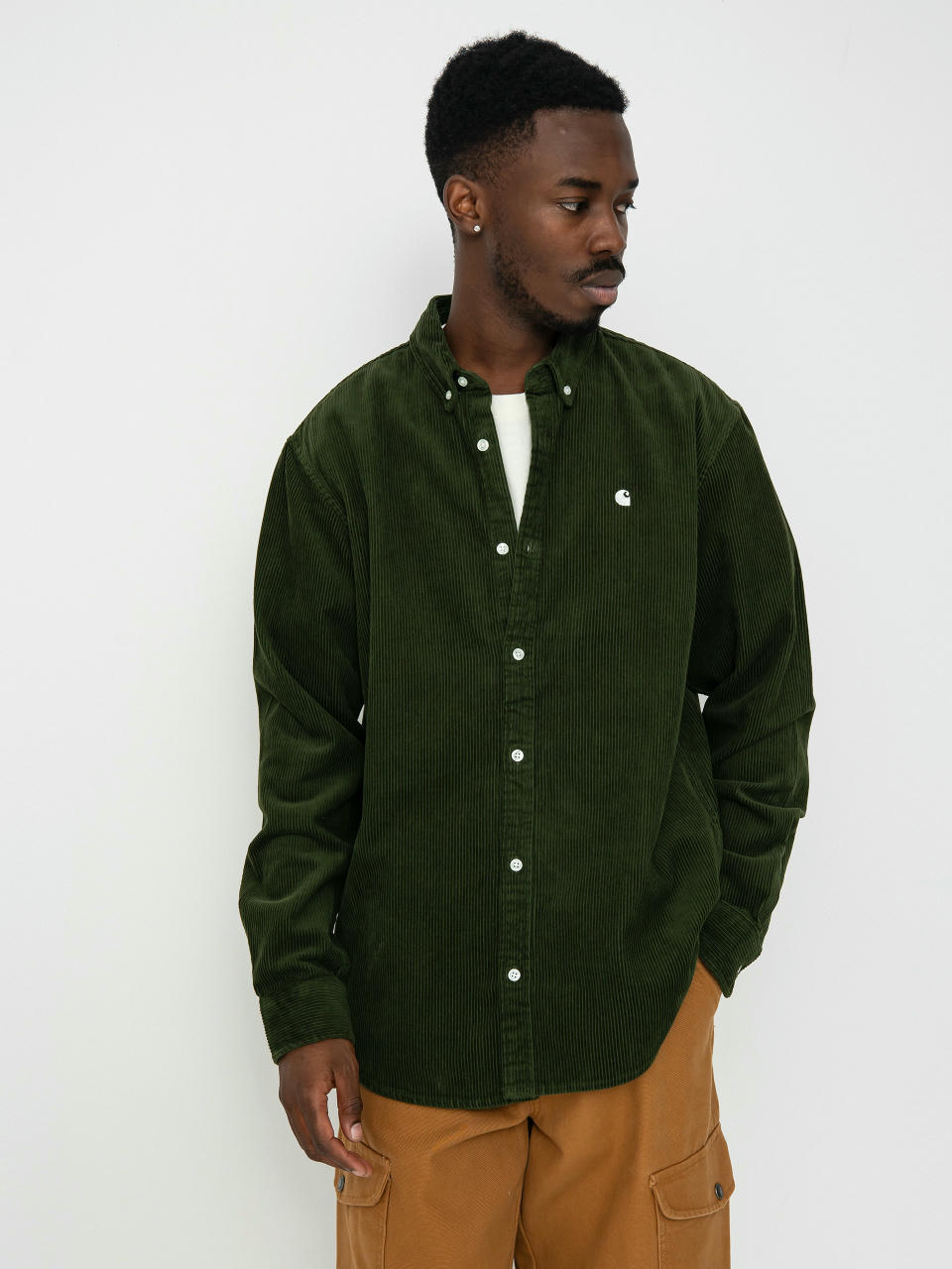 Риза Carhartt WIP Madison Cord (tarragon/wax)