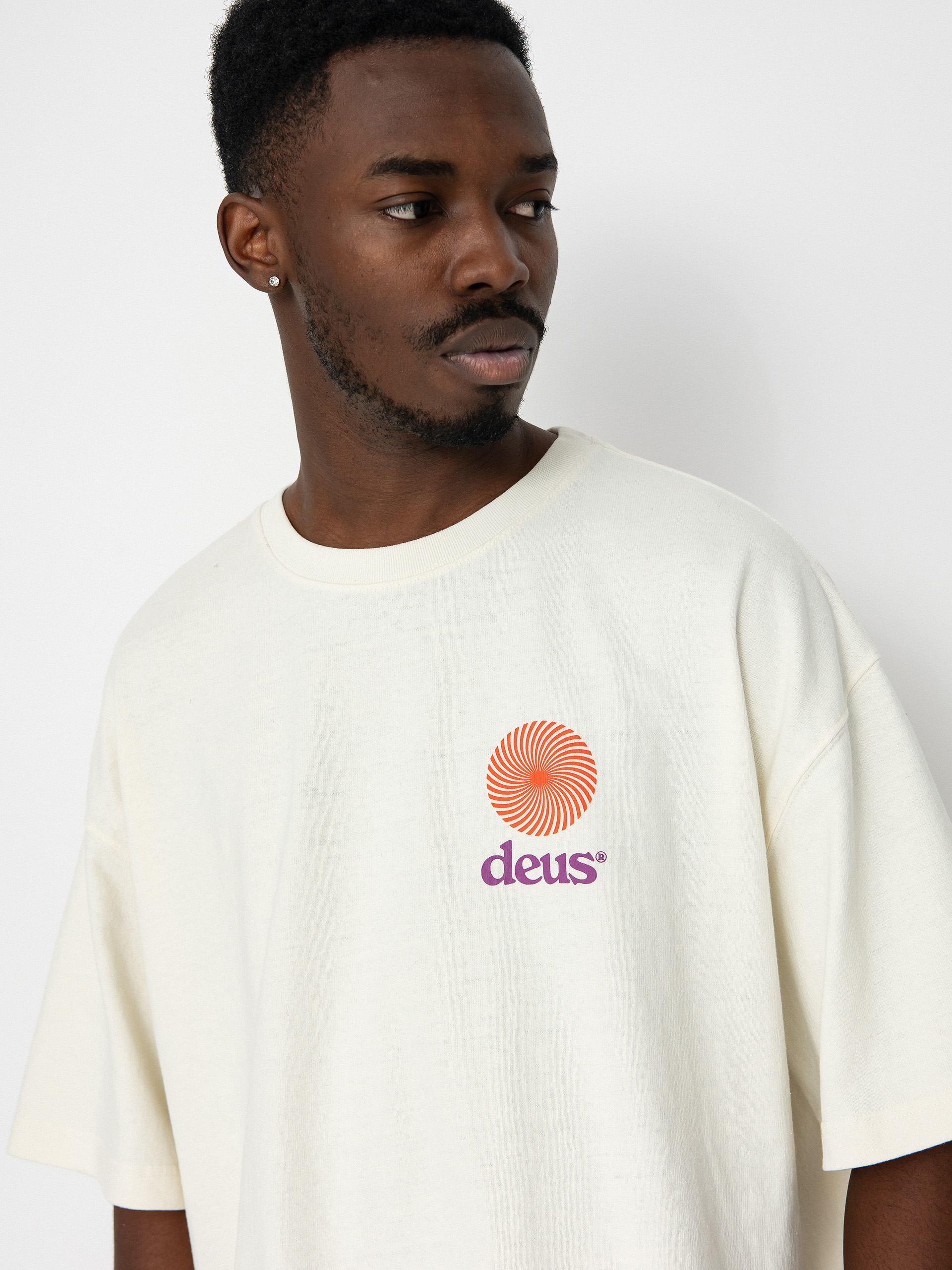 Тениска Deus Ex Machina Strata (vintage white)