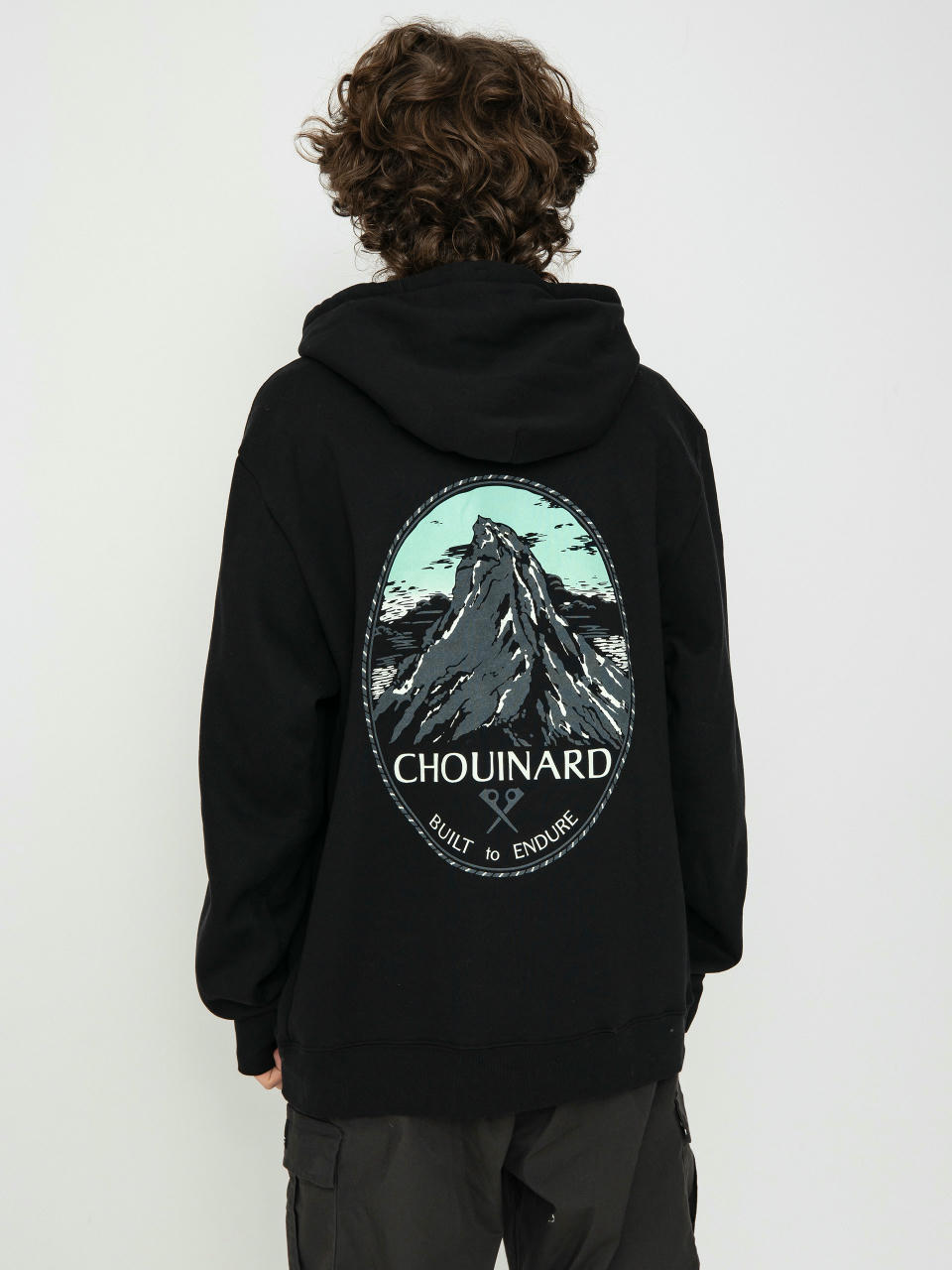 Суитшърт с качулка Patagonia Chouinard Crest Uprisal HD (black)