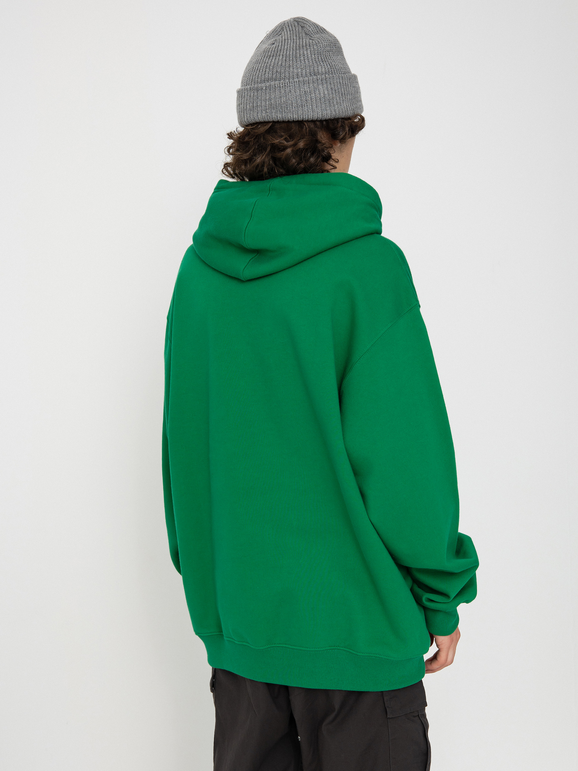 Суитшърт с качулка Vans Caps Loose HD (verdant green)