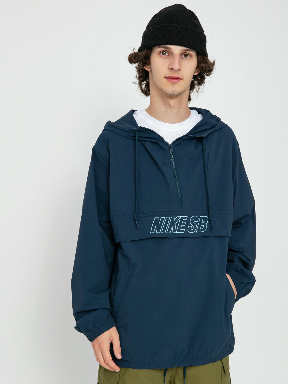 Яке Nike SB Anorak (armory navy/denim turq)