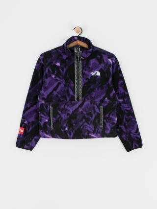 Поларени суитшърт The North Face Tnf Fleeski 1/4 Zip Wmn (peak purple 3d summit m)