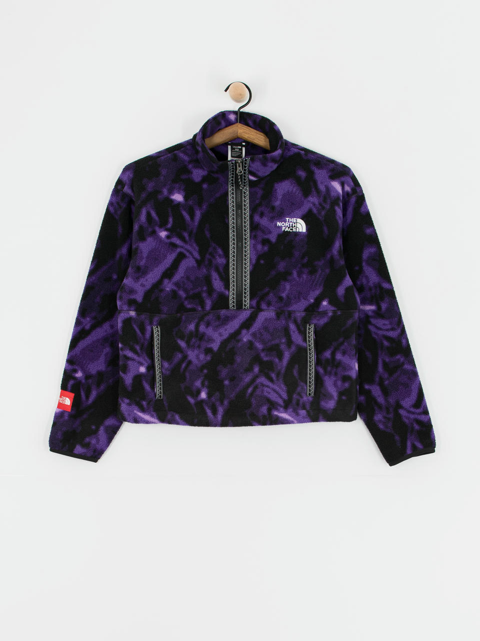 Дамски Поларени суитшърт The North Face Tnf Fleeski 1/4 Zip (peak purple 3d summit m)