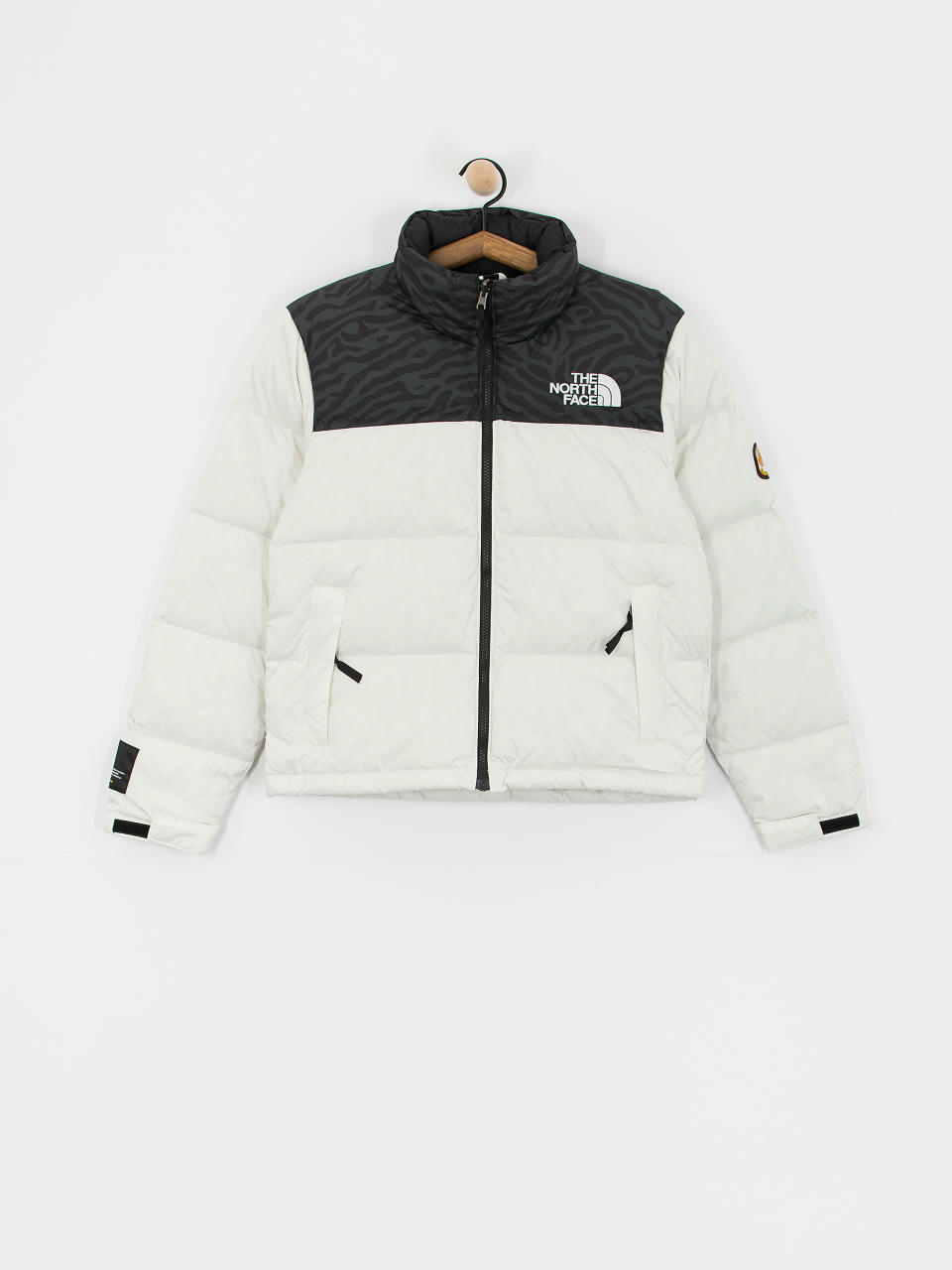 Яке The North Face 1996 Retro Nuptse Wmn (white dune/tnf black tn)