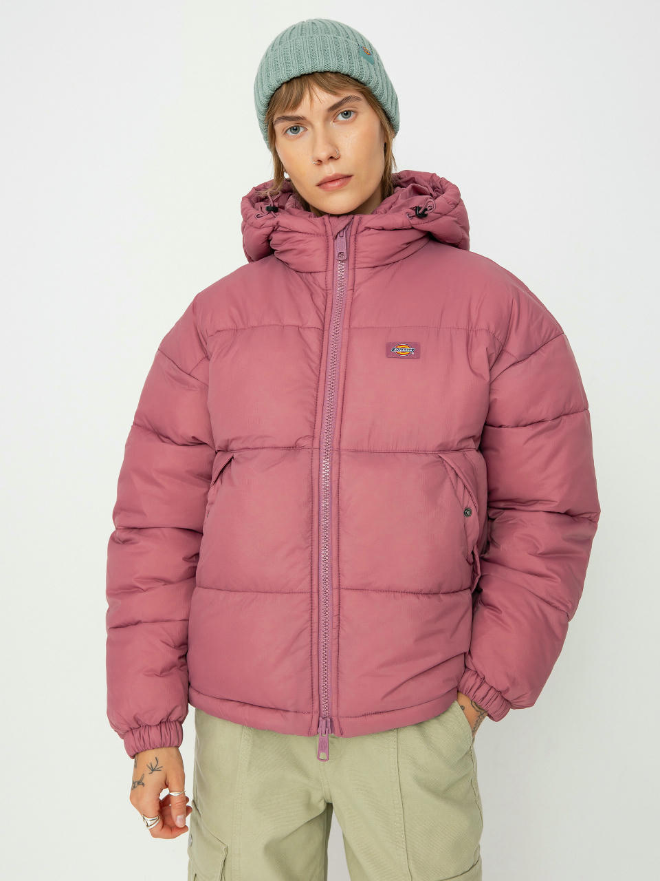 Яке Dickies Alatna Oversized Puffer Wmn (mellow mauve)